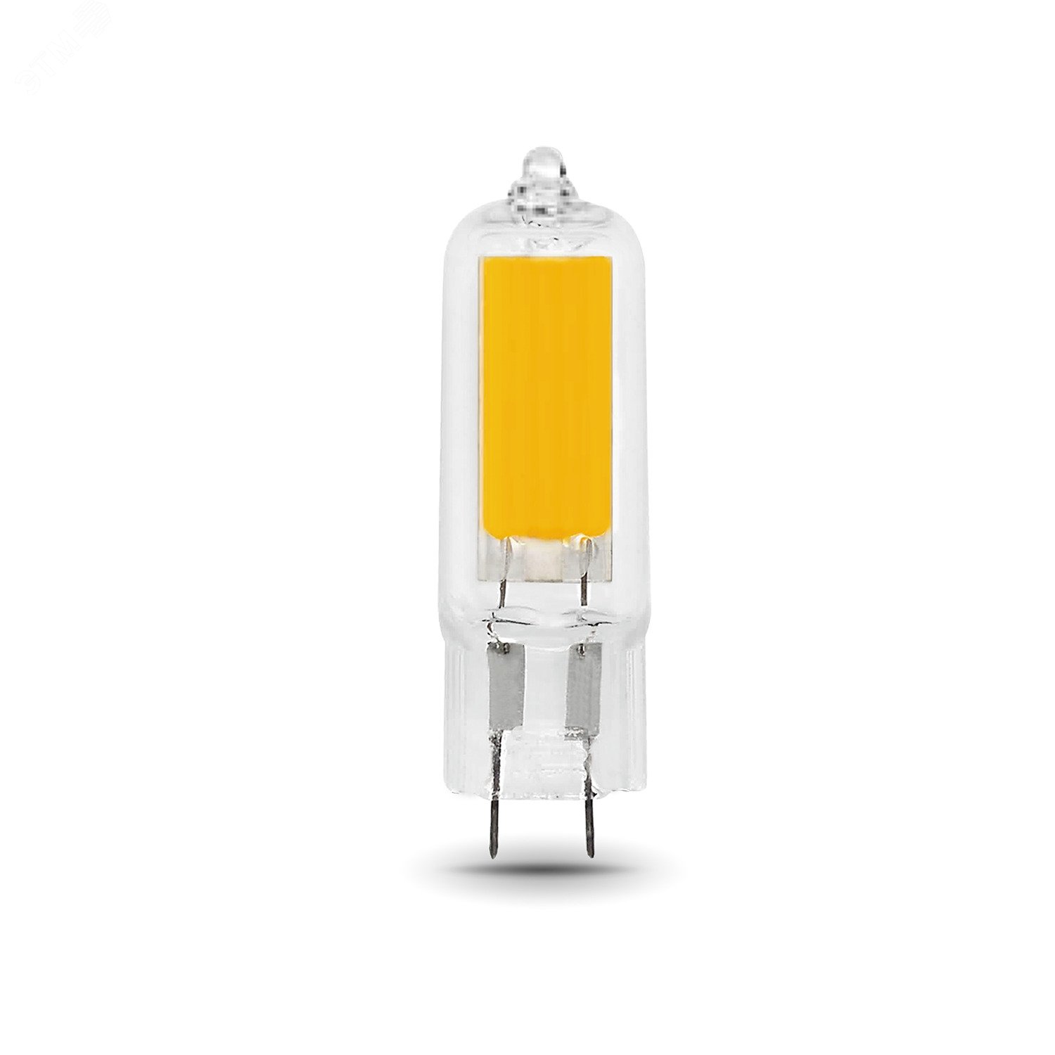 Лампа светодиодная LED 5.5 Вт 480 лм 3000К AC220-240В G4 капсула теплая стеклянная Black 107807105 GAUSS - превью 2