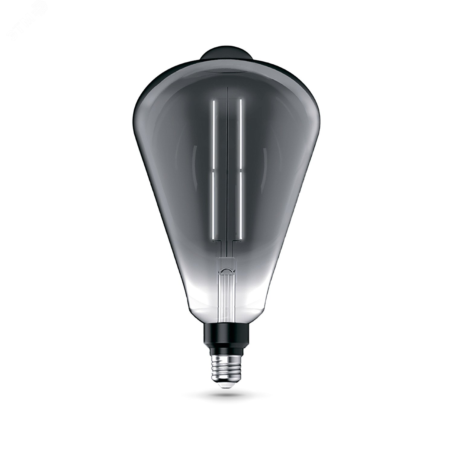 Лампа светодиодная филаментная LED 6 Вт 330 лм 4000К AC185-265В E27 ST164 нейтральный серая колба Black Filament 157802205 GAUSS - превью 4