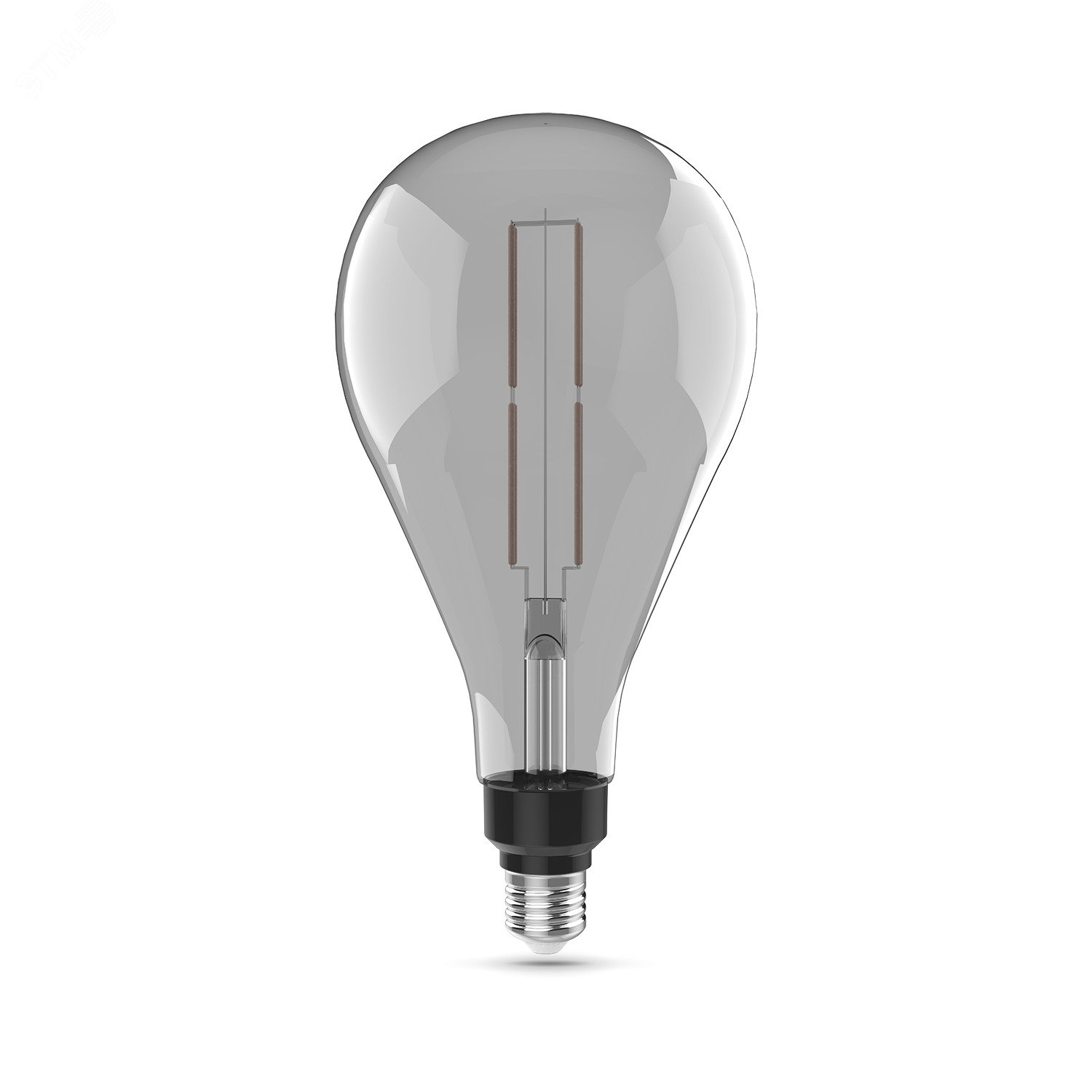 Лампа светодиодная филаментная LED 6 Вт 300 лм 4000К AC185-265В E27 PS160 нейтральный серая колба Black Filament 179802205 GAUSS - превью 4