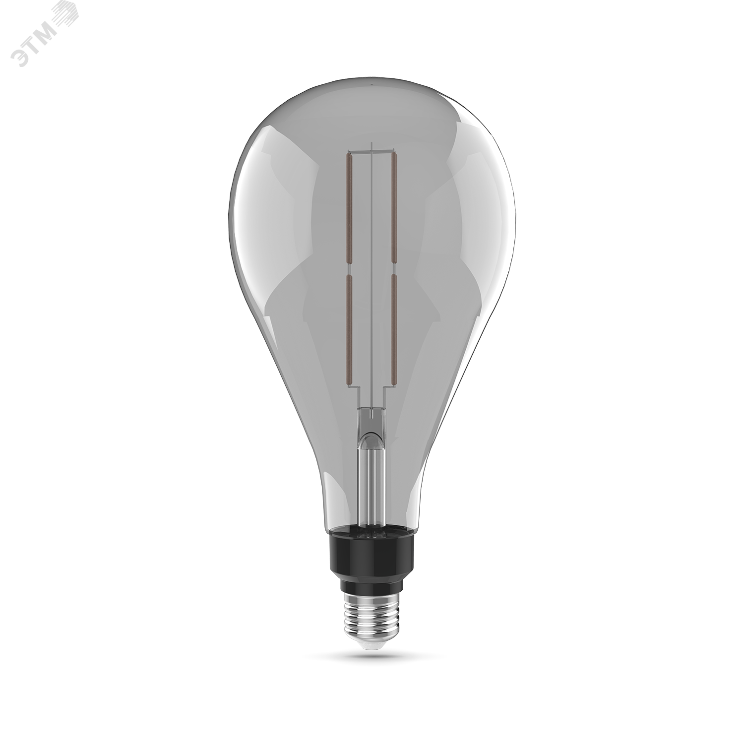 Лампа светодиодная филаментная LED 6 Вт 300 лм 4000К AC185-265В E27 PS160 нейтральный серая колба Black Filament 179802205 GAUSS - превью 2