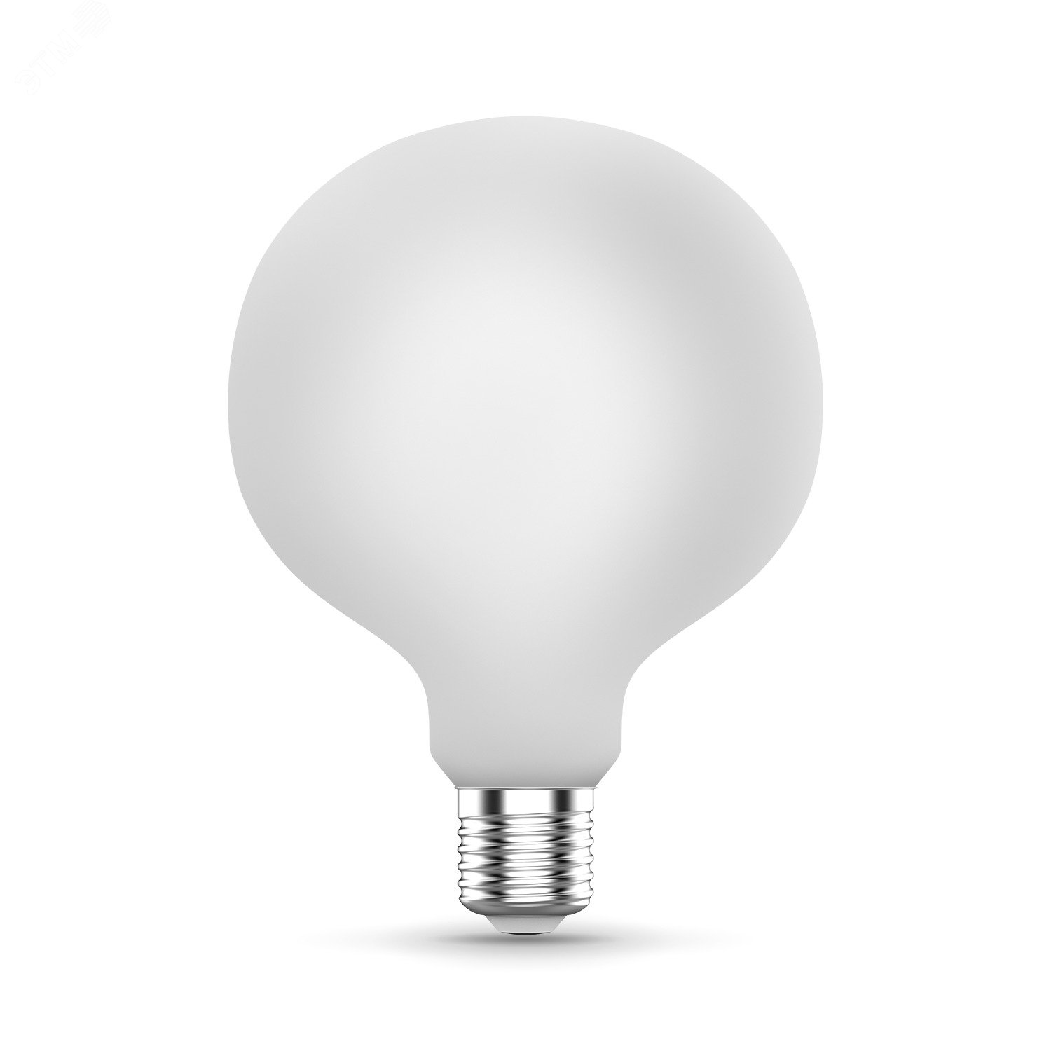 Лампа светодиодная филаментная LED 10 Вт 1070 лм 3000К AC185-265В E27 шар G125 теплая матовая колба диммируемая Black Filament 187202110-D GAUSS - превью 4