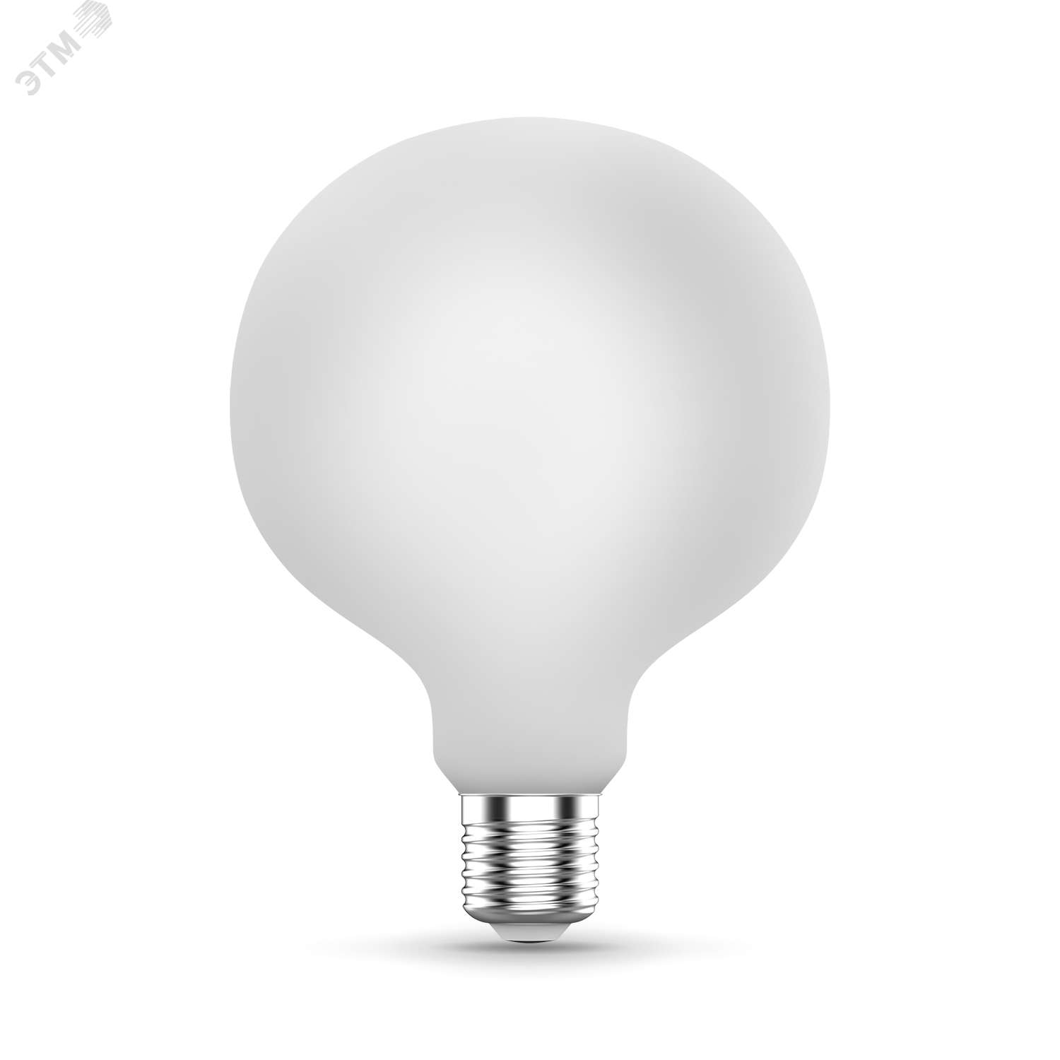 Лампа светодиодная филаментная LED 10 Вт 1070 лм 3000К AC185-265В E27 шар G125 теплая матовая колба диммируемая Black Filament 187202110-D GAUSS - превью 2