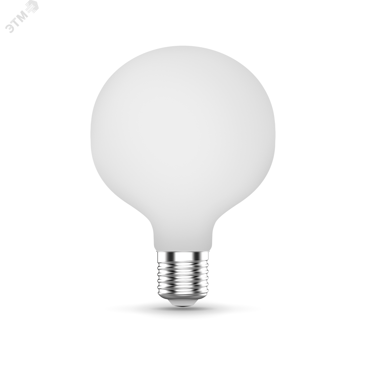 Лампа светодиодная филаментная LED 10 Вт 1070 лм 3000К AC185-265В E27 шар G95 теплая матовая колба диммируемая Black Filament Gauss 189202110-D GAUSS - превью 2