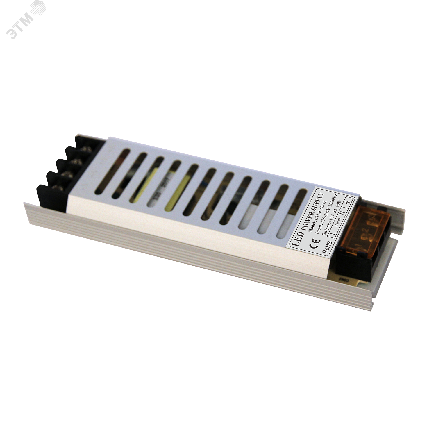 Блок питания (драйвер) для светодиодной ленты 60 Вт 24 В IP20 Black Gauss 202002060 GAUSS - превью 2