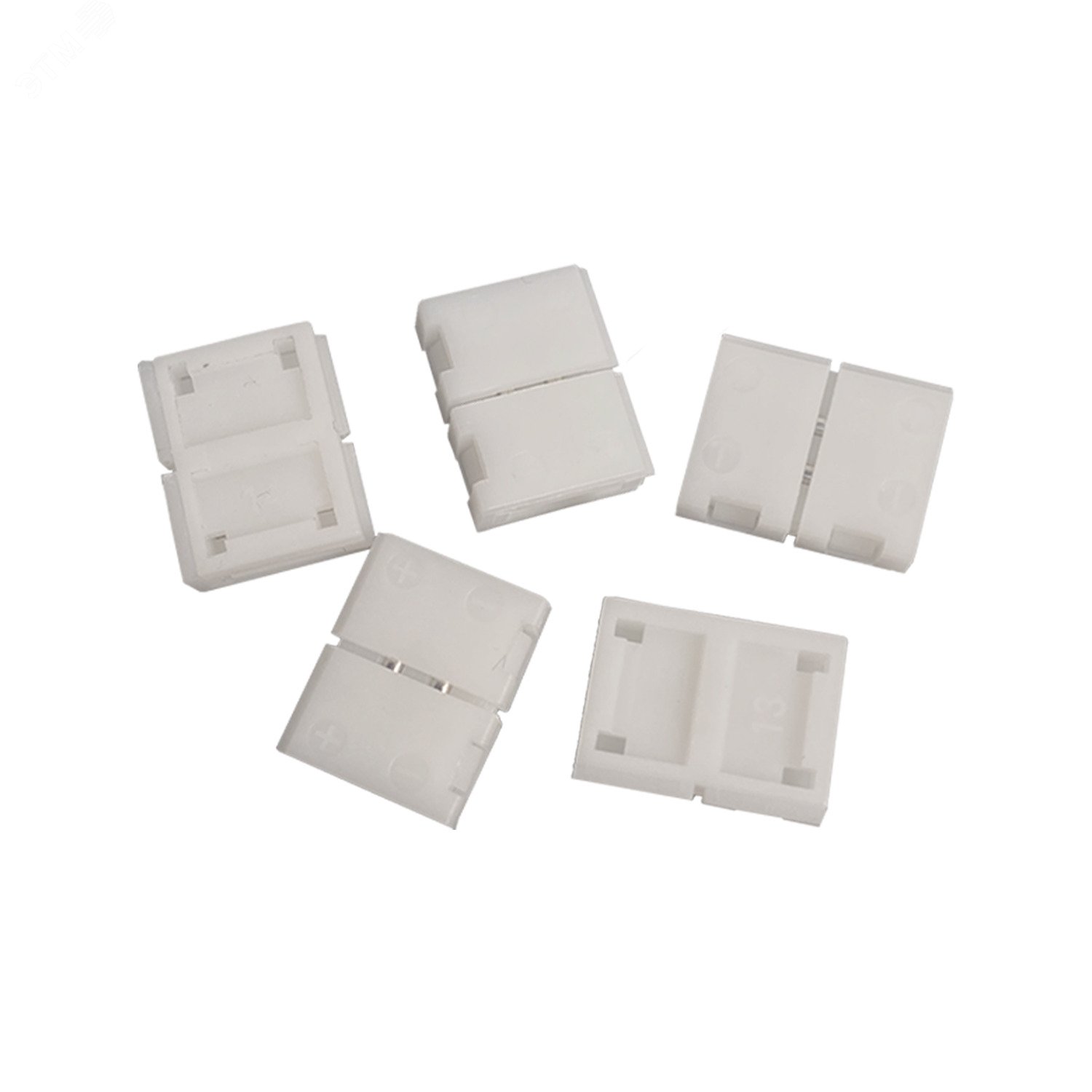 Изображение товара Набор коннекторов для светодиодной RGB ленты 5050 10мм Упак 5 шт Аксессуары (шт)