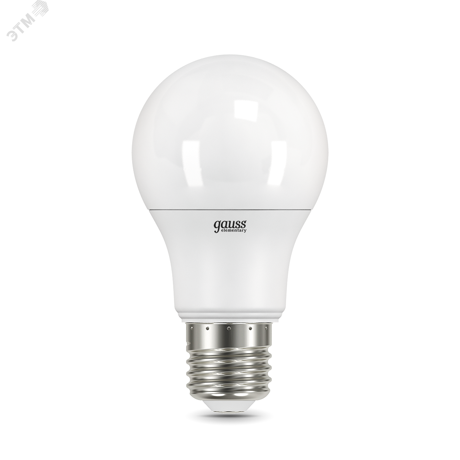 Лампа светодиодная LED 7 Вт 520 лм 3000К AC180-240В E27 А60 (груша) теплая Elementary 23217A GAUSS - превью 2