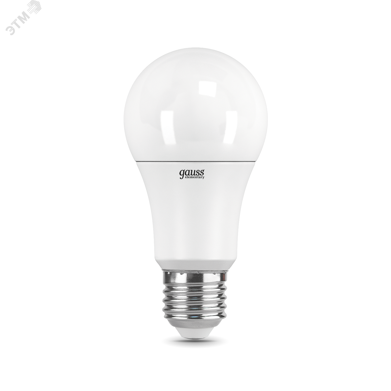 Лампа светодиодная LED 12 Вт 1170 лм 6500К AC180-240В E27 А60 (груша) холодная Elementary 23232 GAUSS - превью 2