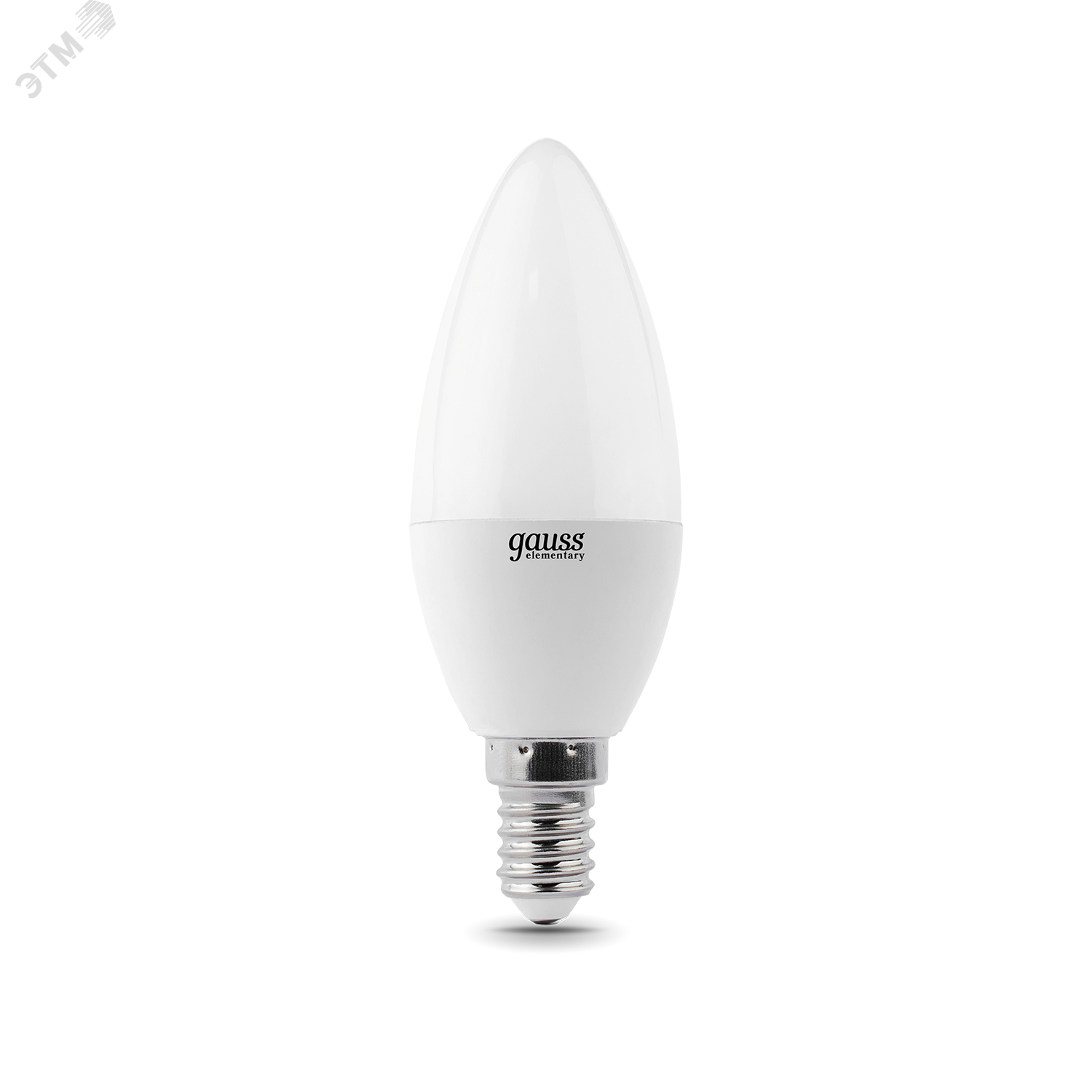 Лампа светодиодная LED 10 Вт 710 лм 3000К AC180-240В E14 свеча теплая  Elementary Gauss 33110 GAUSS - превью 2