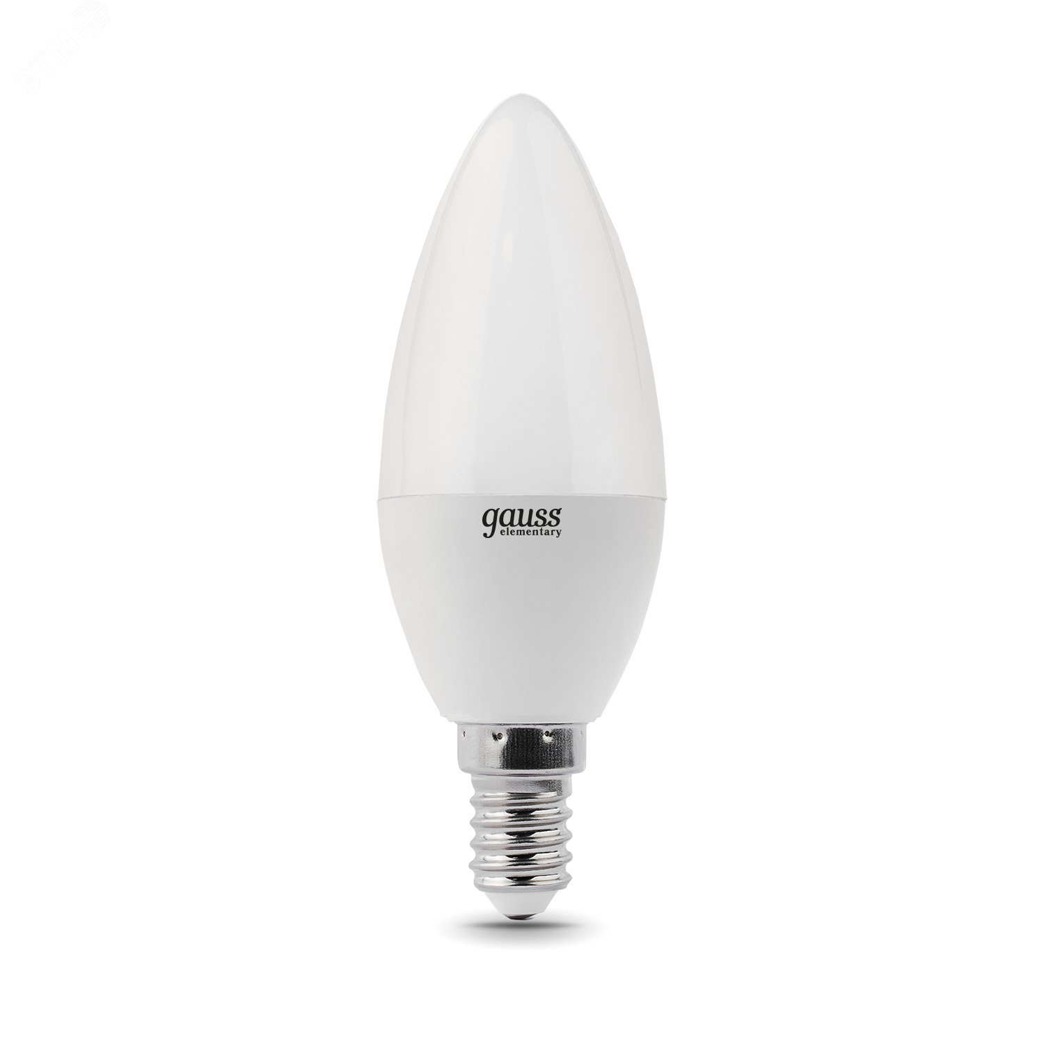 Лампа светодиодная LED 8 Вт 520 лм 3000К AC180-240В E14 свеча теплая  Elementary Gauss 33118 GAUSS - превью 4
