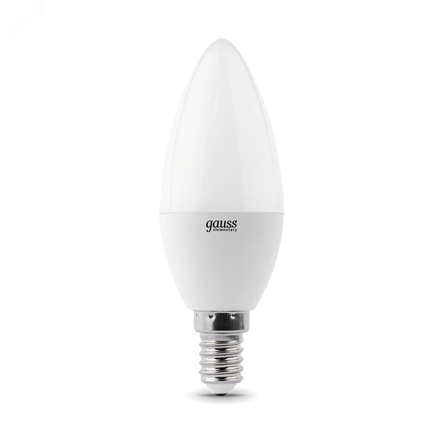 Лампа светодиодная LED 7 Вт 470 лм 4100К AC180-240В E14 свеча нейтральный (промоупаковка 3 лампы) Elementary 33127T GAUSS - превью 4