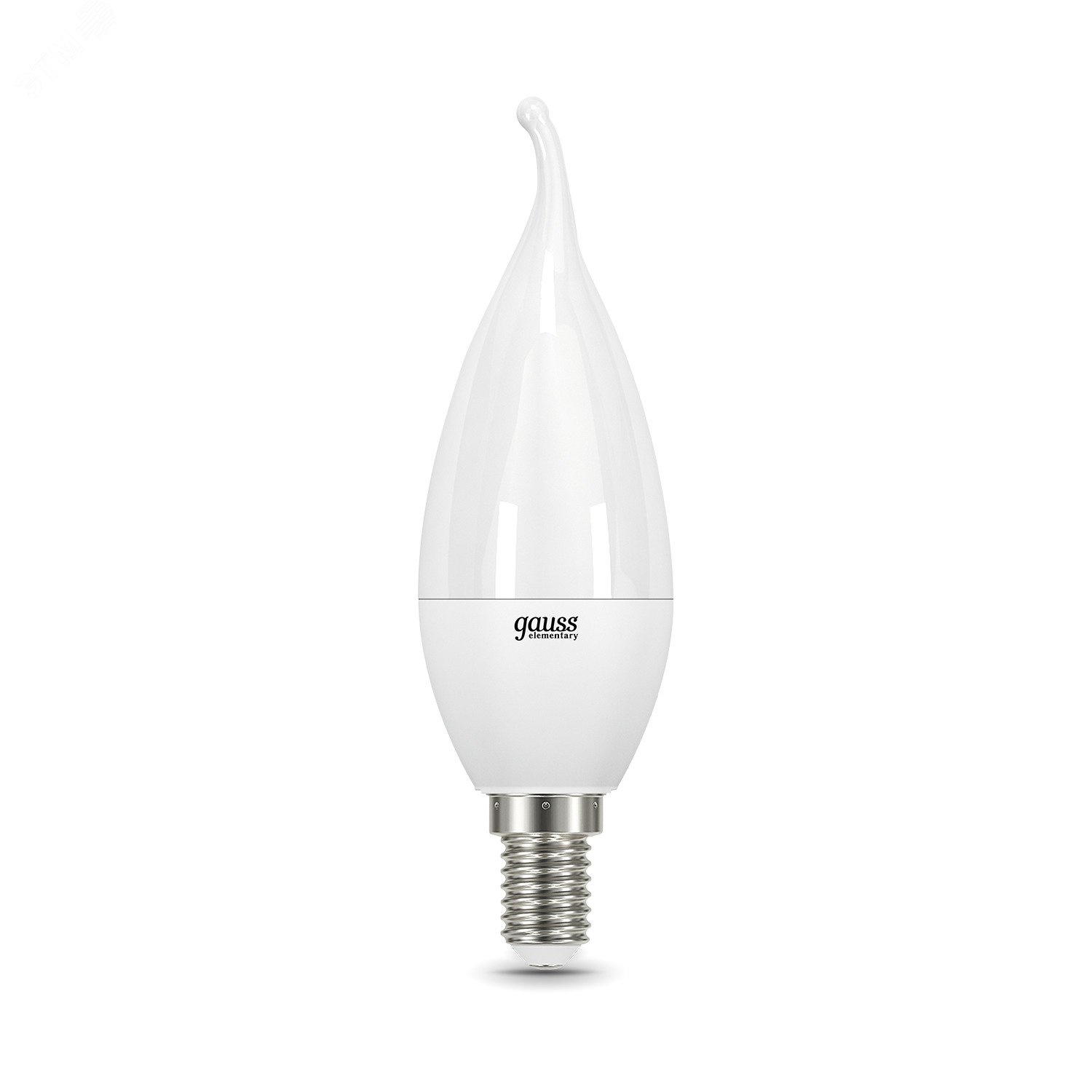 Лампа светодиодная LED 8 Вт 520 лм 3000К AC180-240В E14 свеча теплая Elementary 34118 GAUSS - превью 4
