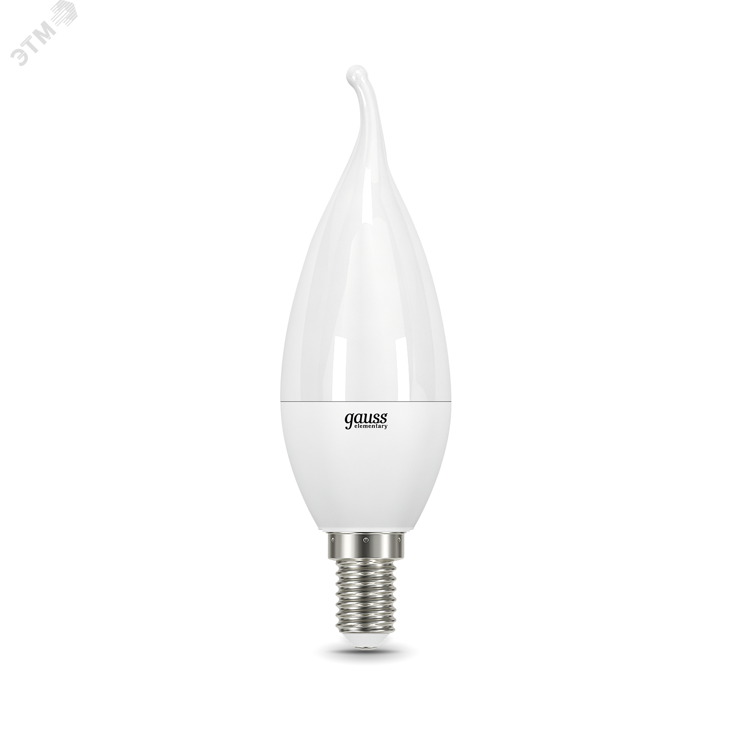Лампа светодиодная LED 8 Вт 520 лм 3000К AC180-240В E14 свеча теплая Elementary 34118 GAUSS - превью 2