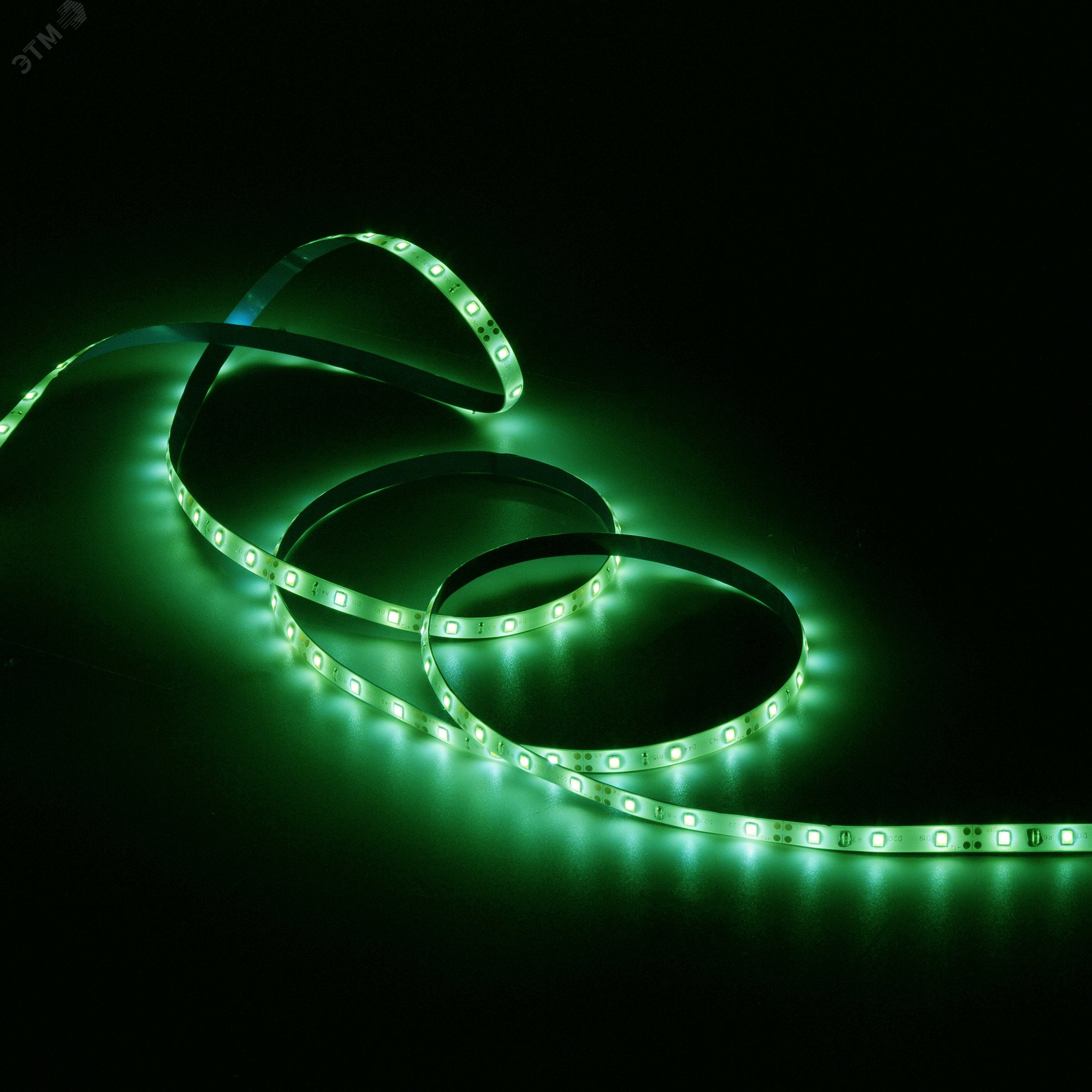 Лента светодиодная LED 2835/60-SMD 4,8 Вт/м 210 Лм/м зеленый IP66 12 В DC 8 мм (катушка 5 м ZIP bag) Elementary Gauss 356000605 GAUSS - превью 3