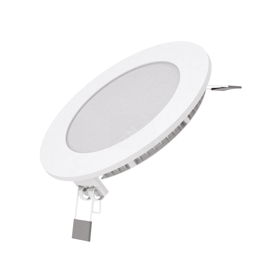 Светильник светодиодный встраиваемый ДВО-6 Вт 400 Лм 4000К круг IP20 .