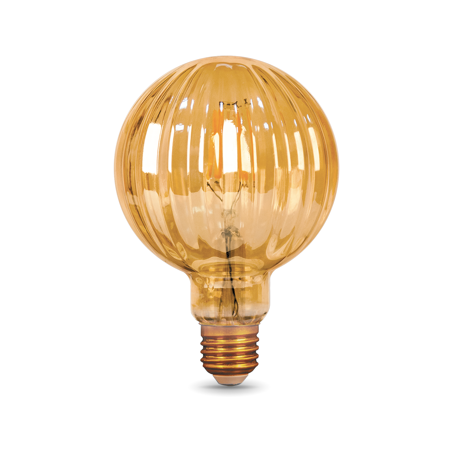 Лампа светодиодная LED 4 Вт 380 Лм 2400К теплая Е27 G100 golden Baloon Filament