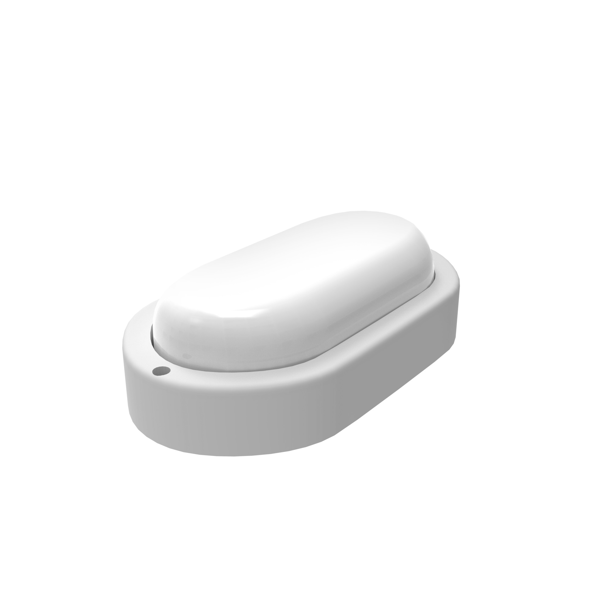 Светильник светодиодный ДБП 8 Вт 760 Лм 4000К AC 220В белый IP65 овал 160х90х46 мм пластик ЖКХ Basic