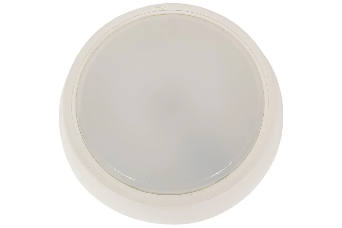 Изображение товара Светильник светодиодный ДБП 15 Вт 1425 лм 4000К AC 220В Белый IP20 круг D155х33мм Пластик ЖКХ Basic Gauss (шт)