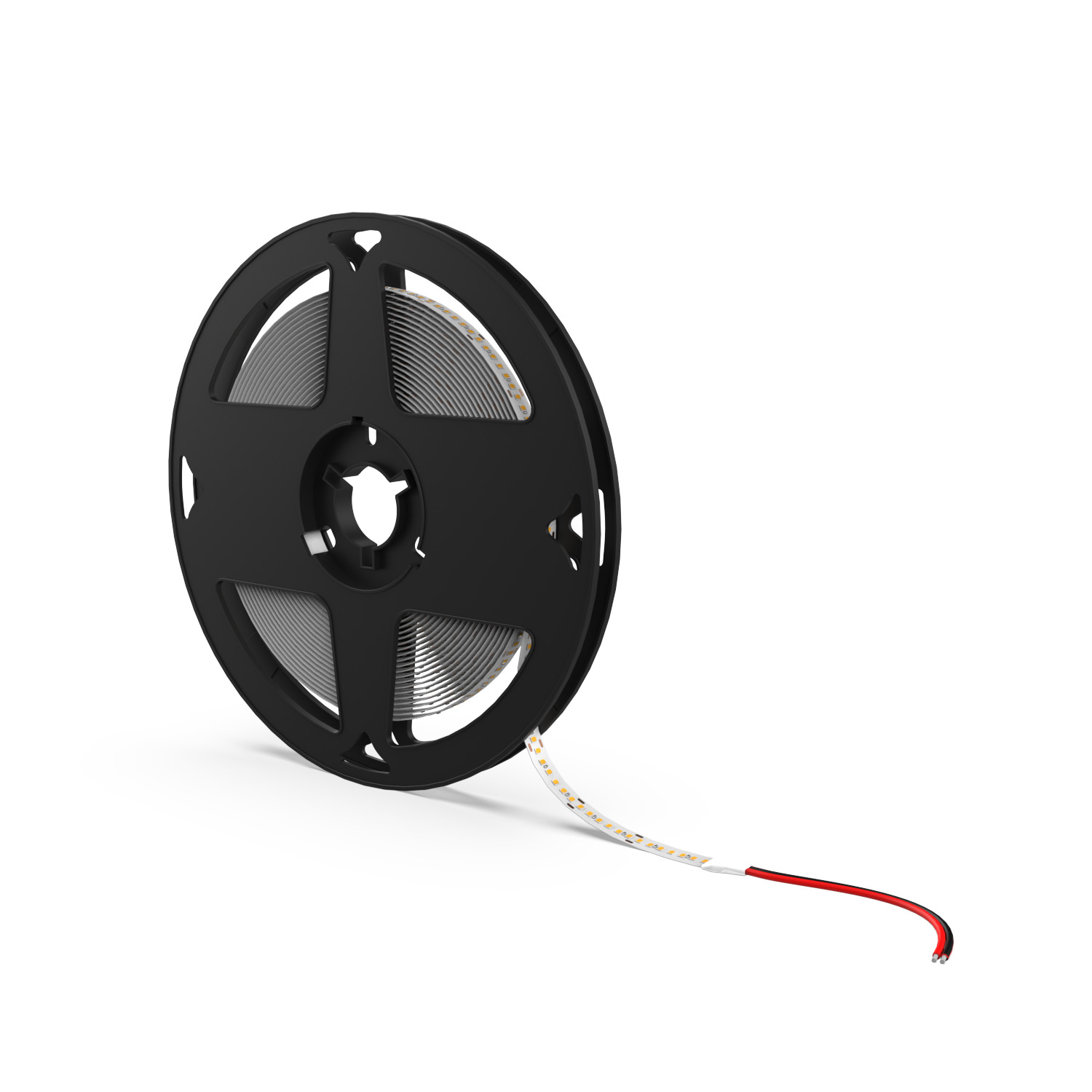 Лента светодиодная 12 Вт/м DC 24В 3000К IP20 120LED SMD2835 1400 лм/м Black Gauss