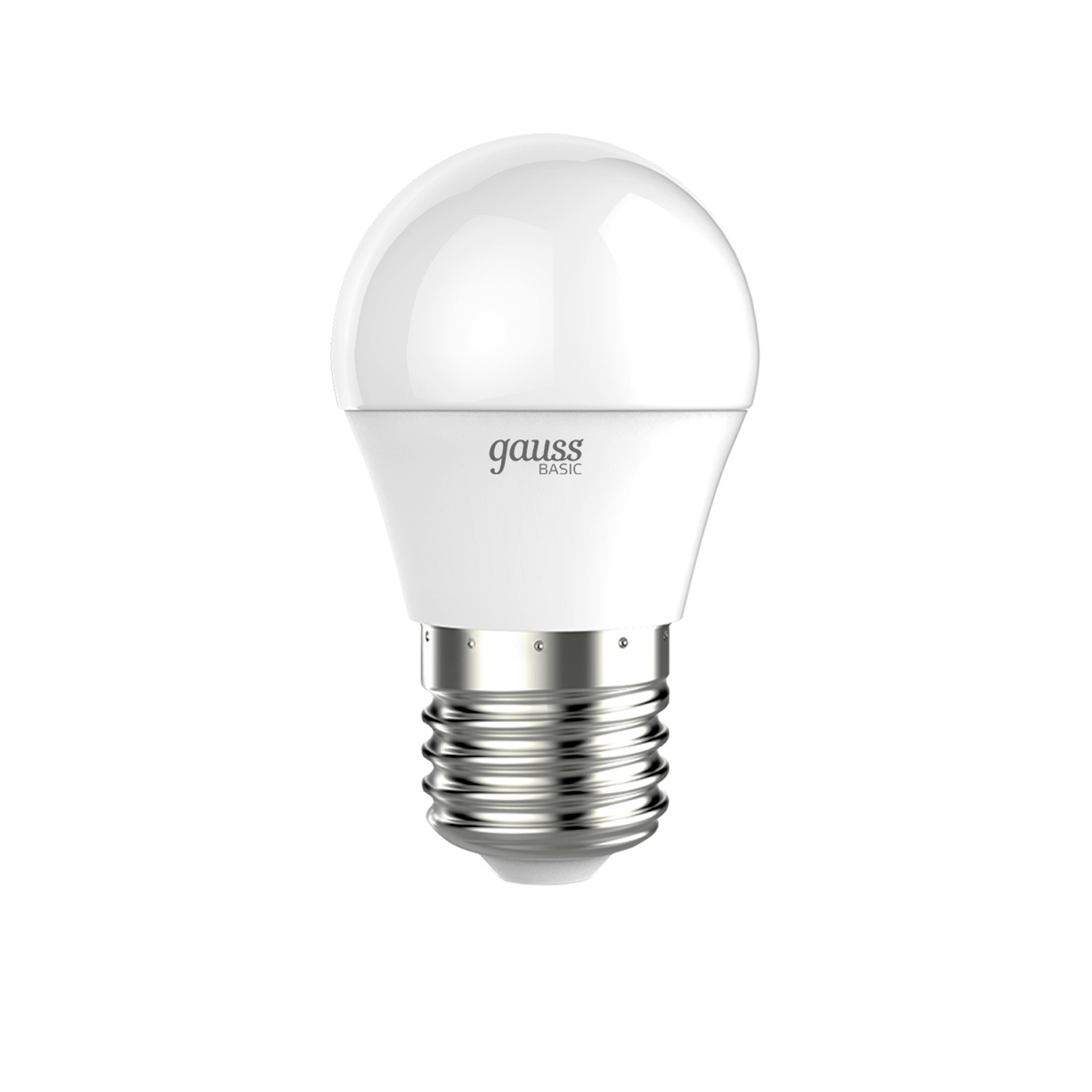 Лампа светодиодная LED 5.5 Вт 470 лм 3000К шар P45 теплый E27 AC 220В Basic