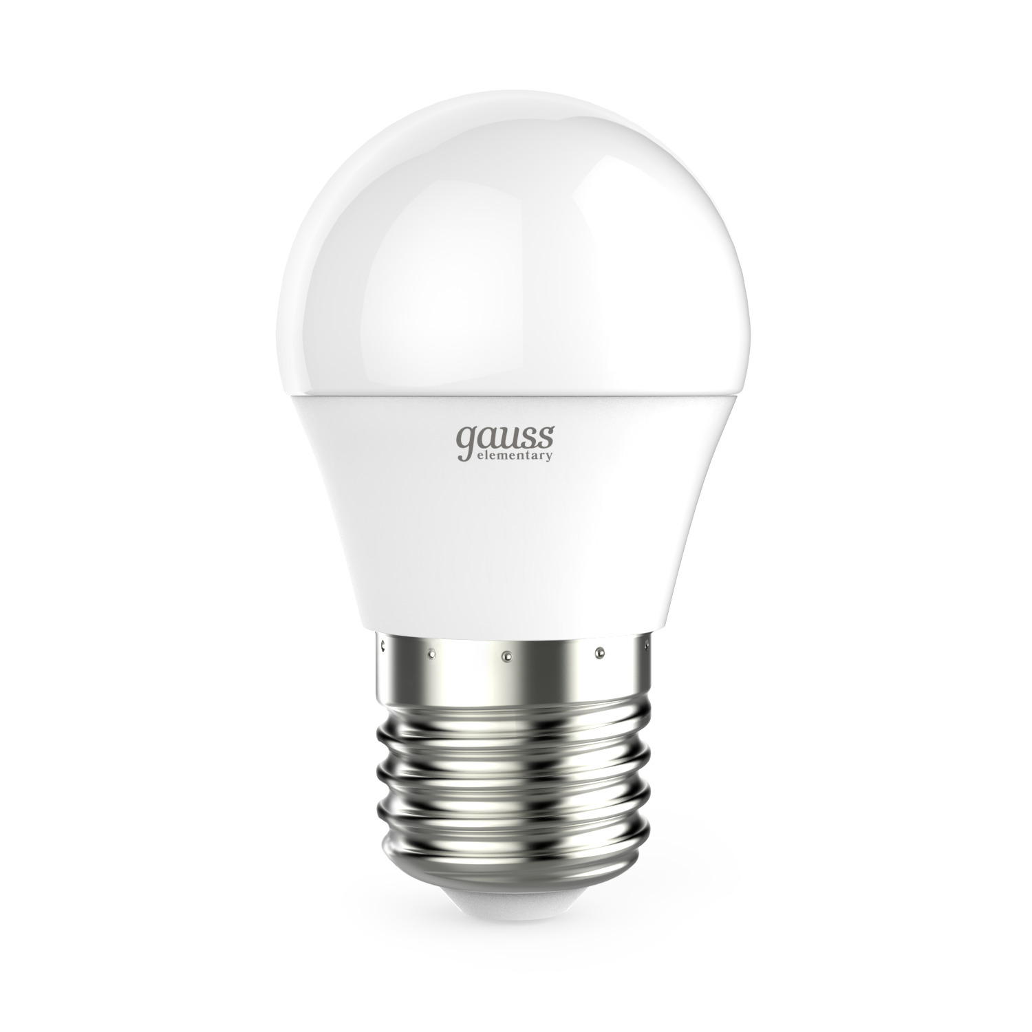 Лампа светодиодная LED 8 Вт 540 лм 4100К шар P45 нейтральный E27 AC 220В Elementary