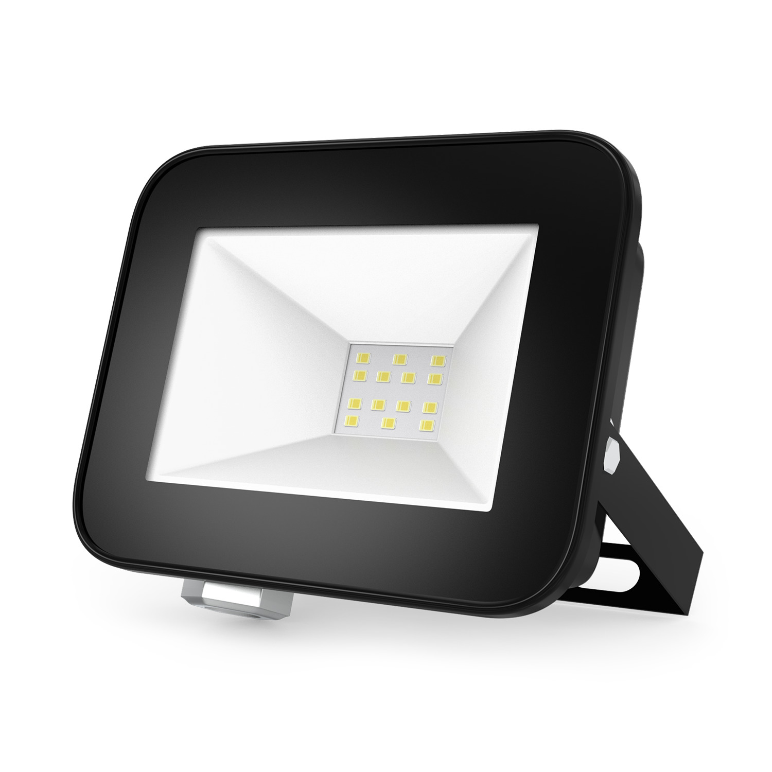 Прожектор светодиодный ДО 10 Вт 850 Лм 6500К AC 220В IP65 87х91х24 мм Elementary PROMO G2