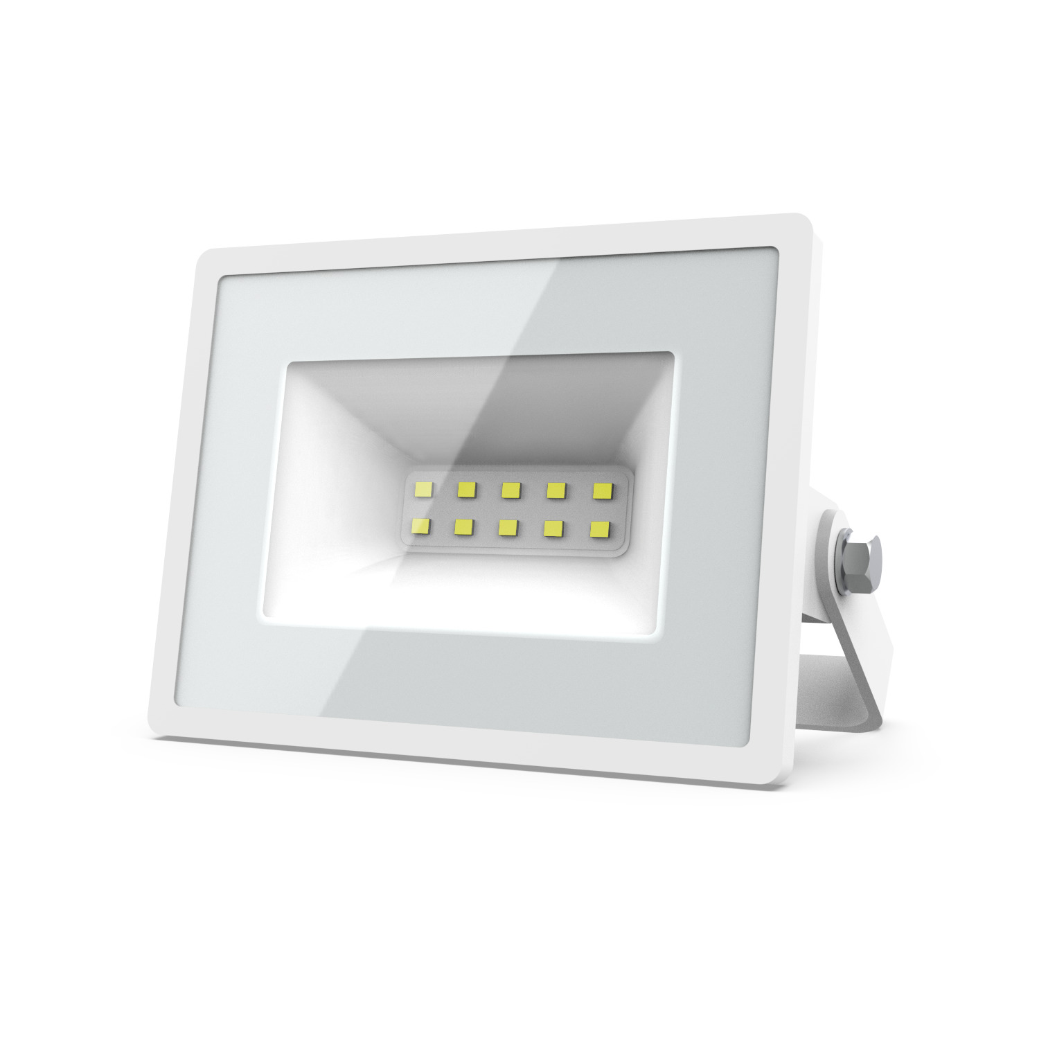 Прожектор светодиодный ДО 10 Вт 900 Лм 6500К AC 220В IP65 76х93х75 мм Elementary G2