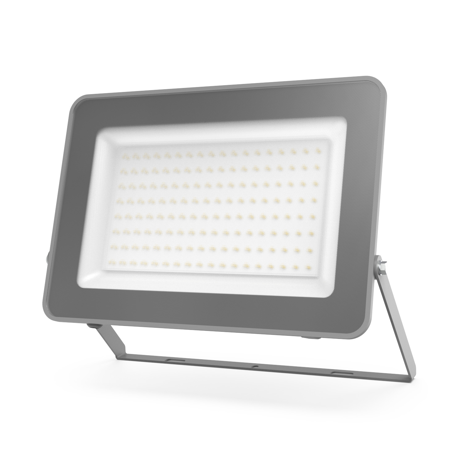 Прожектор светодиодный ДО 100 Вт 10500 Лм 6500К AC 220В IP65 210х32х283 мм матированное закаленное стекло Qplus