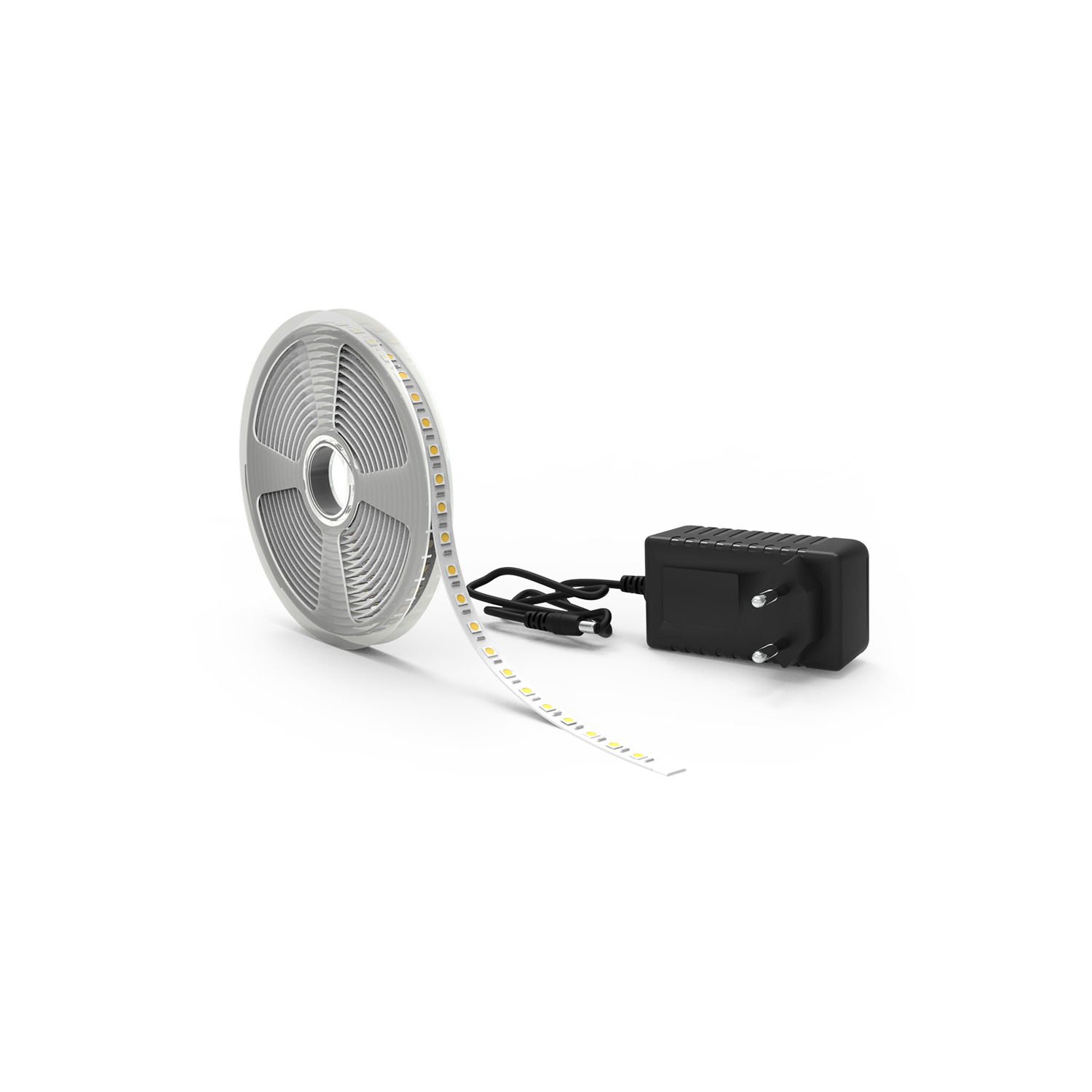 Комплект светодиодной ленты 10 Вт/м DC 12В 4000К IP20 60LED SMD5050 (с драйвером блистер 5м) 700 лм/м Basic