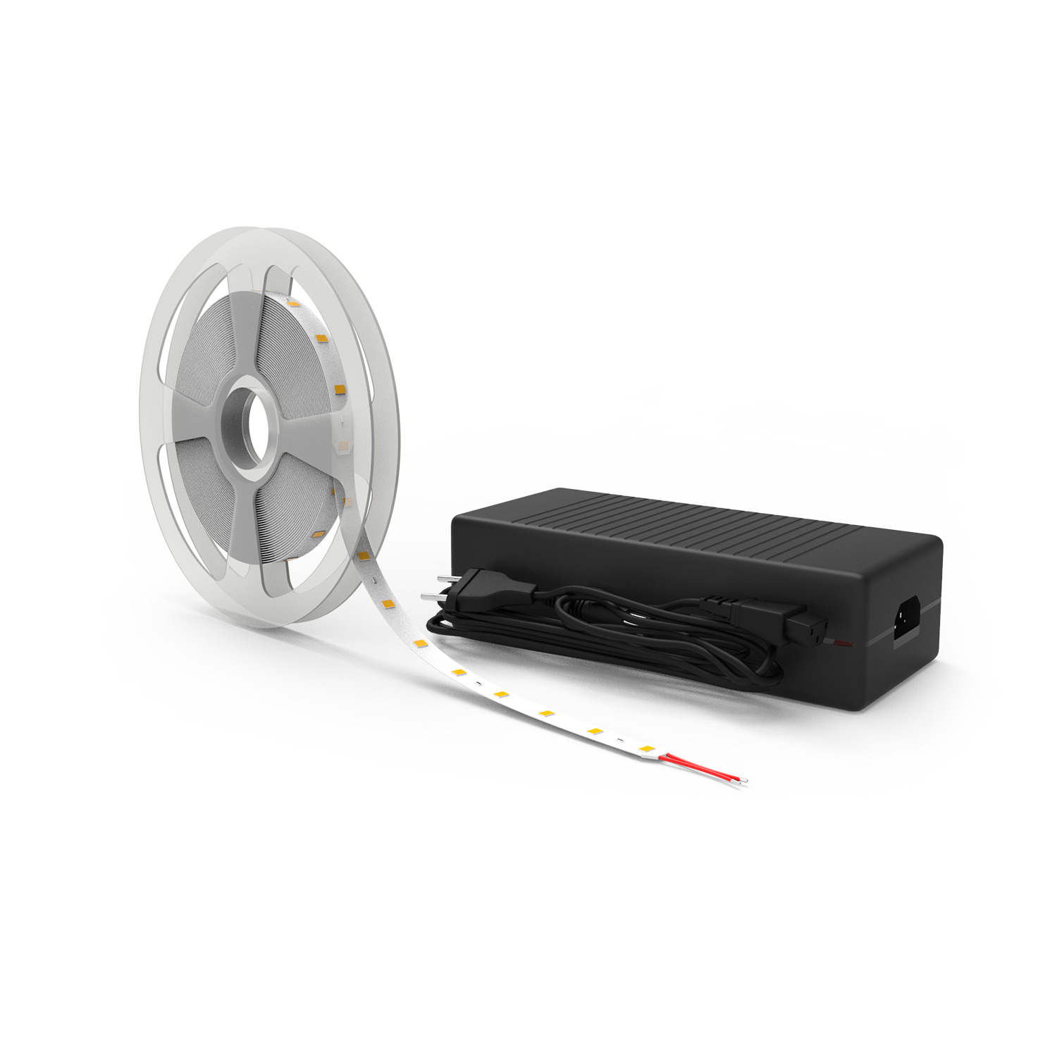 Комплект светодиодной ленты 14.4 Вт/м DC 12В 4000К IP20 240LED SMD2835 (с драйвером блистер 5м) 1600 лм/м Basic