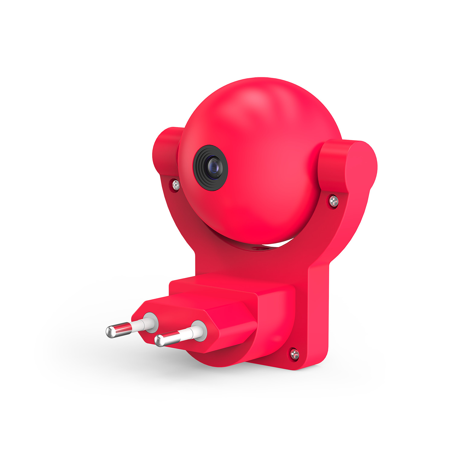 Светильник ночник розеточный 0.5 Вт Розовый IP20 с фиксированной проекцией и датчиком освещённости MOOD