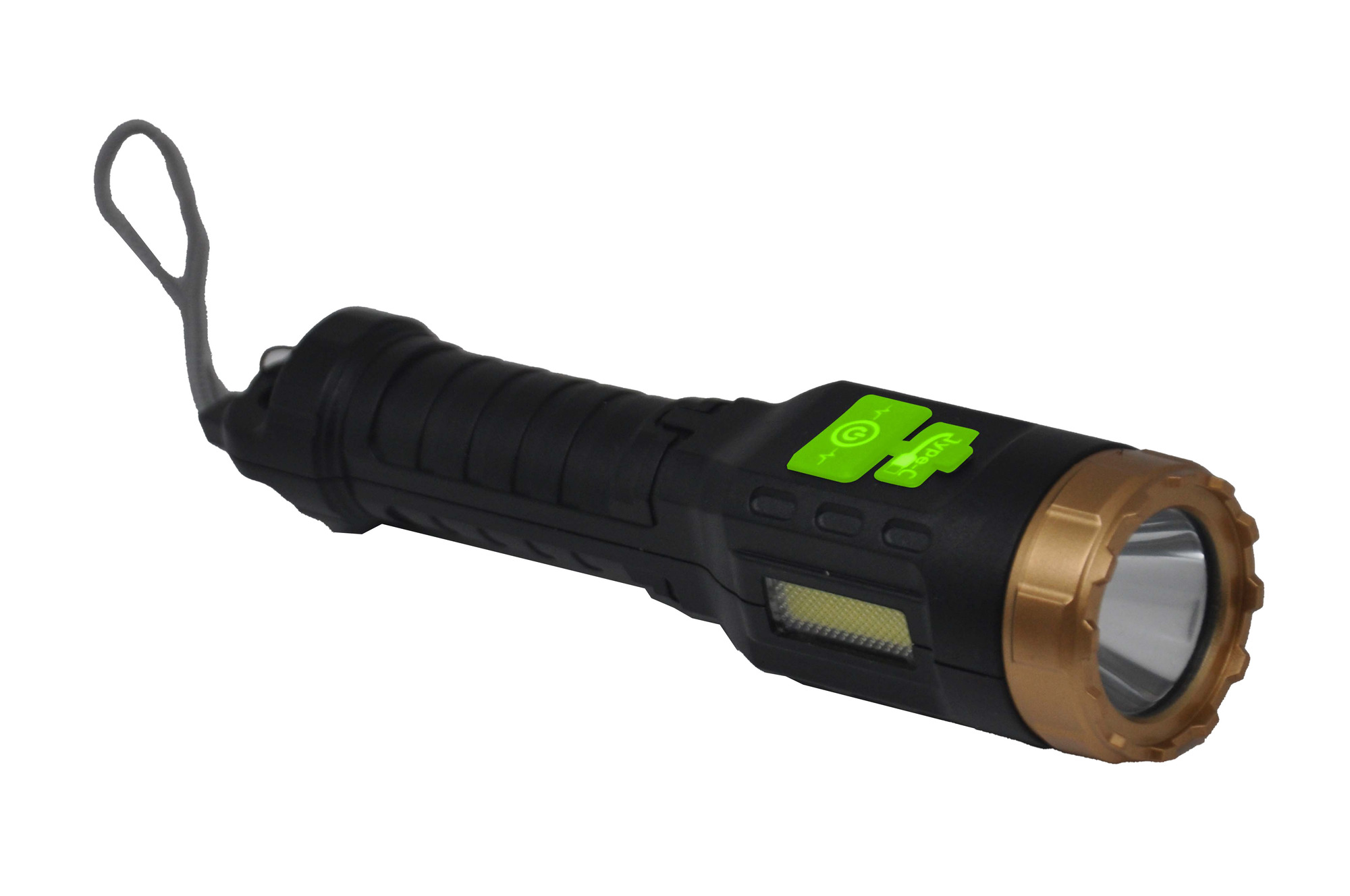 Фонарь светодиодный ручной 8 Вт 150 лм черный IP33 аккумуляторныйуляторный Li-ion 800мАч GFL