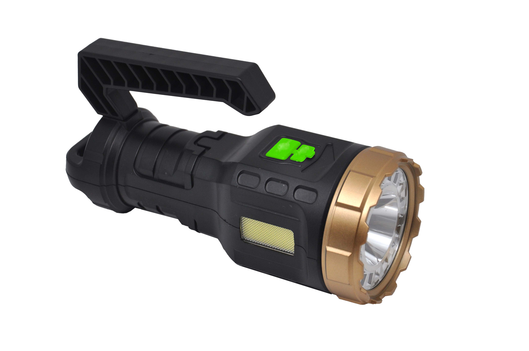 Фонарь светодиодный ручной 10 Вт 50 лм черный IP33 аккумуляторныйуляторный Li-ion 1200мАч GFL