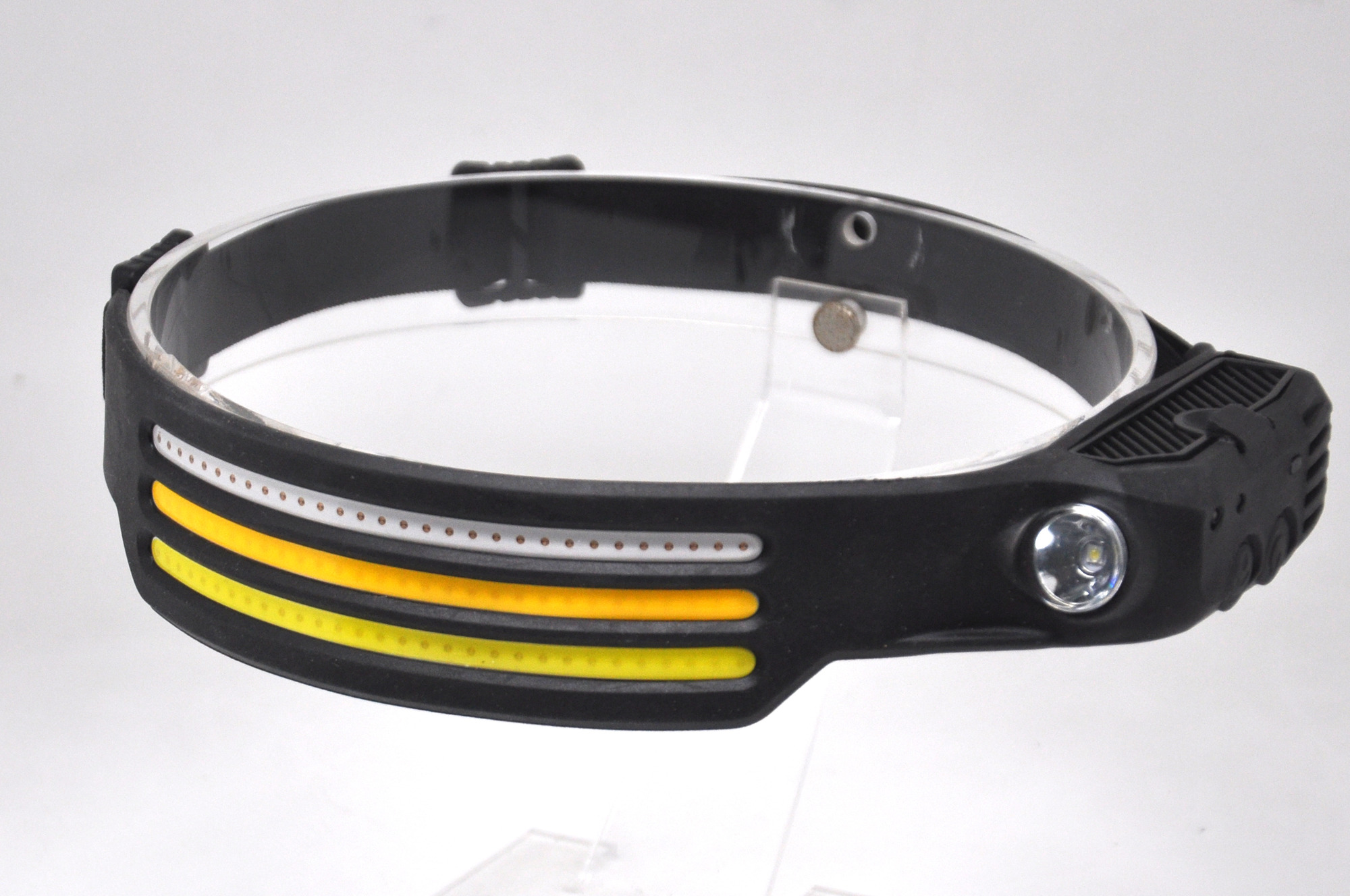 Фонарь светодиодный налобный 13 Вт 50 лм черный   IP33 аккумуляторныйуляторный Li-ion 1200мАч GFL   GF412 GAUSS