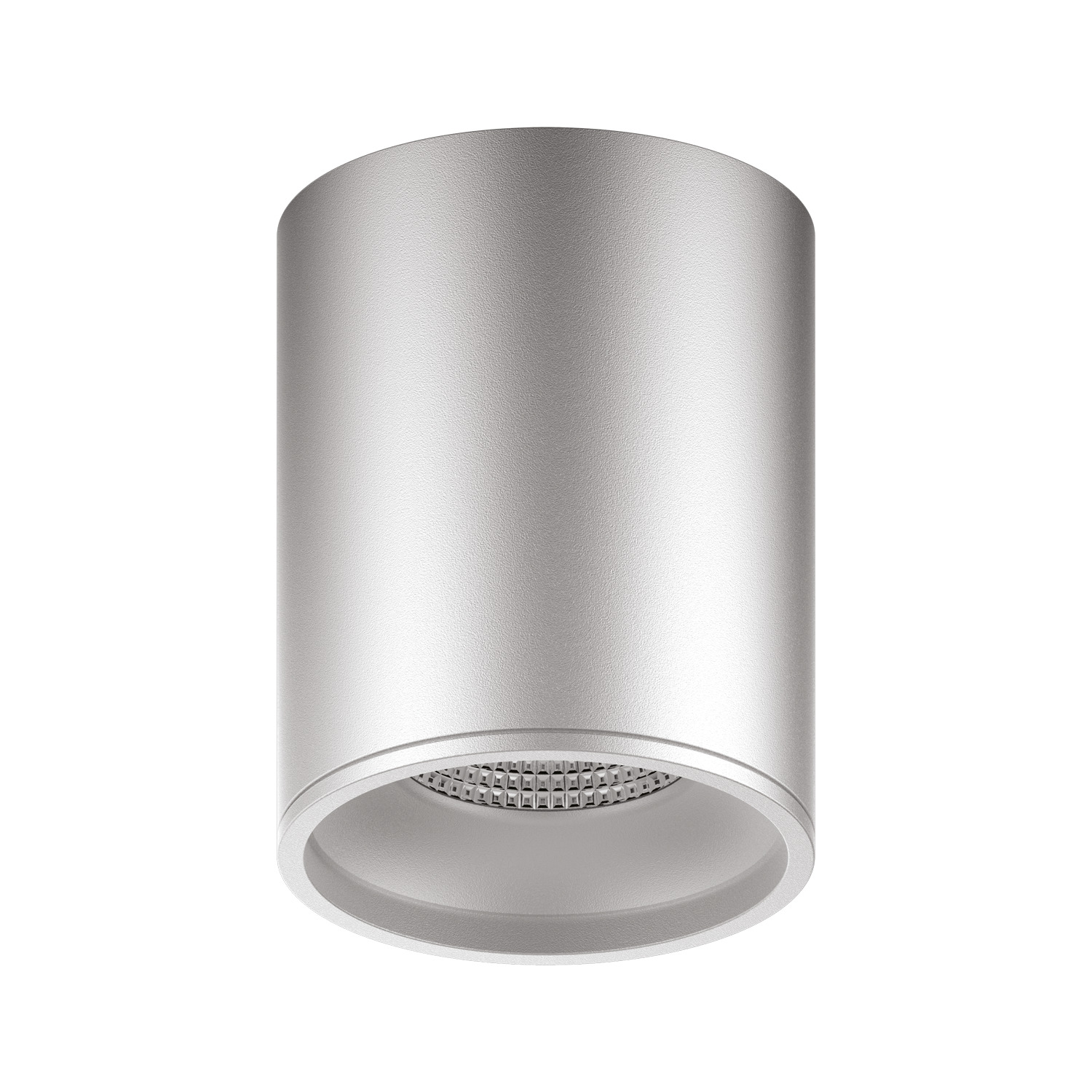 Светильник светодиодный ДБО 12 Вт 920 лм 4100К AC 220В Хром IP20 D100х100мм Алюминий Overhead