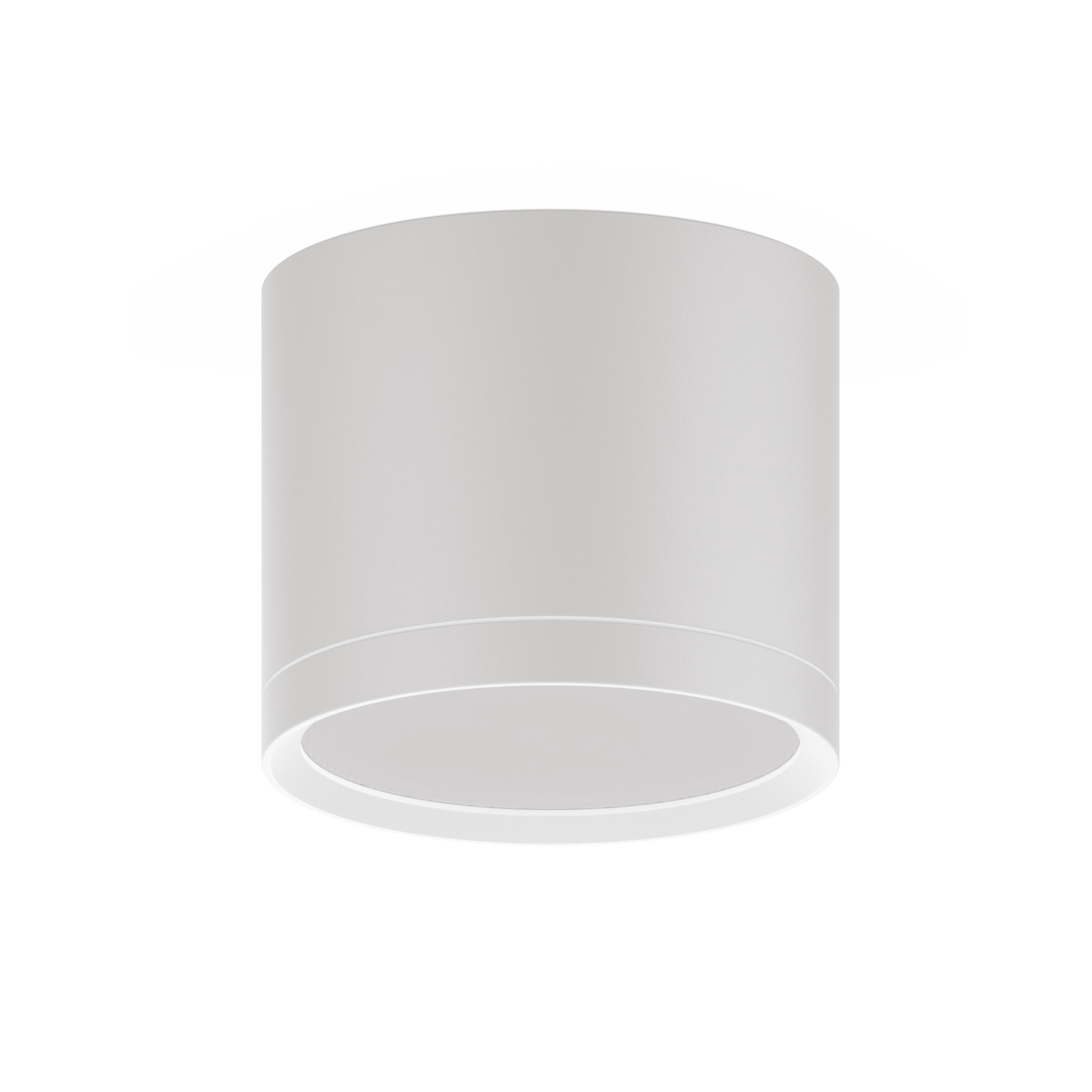 Светильник светодиодный ДБО 10 Вт 700 лм 3000К AC 220В Белый IP20 D75х75мм Алюминий с рассеивателем Overhead