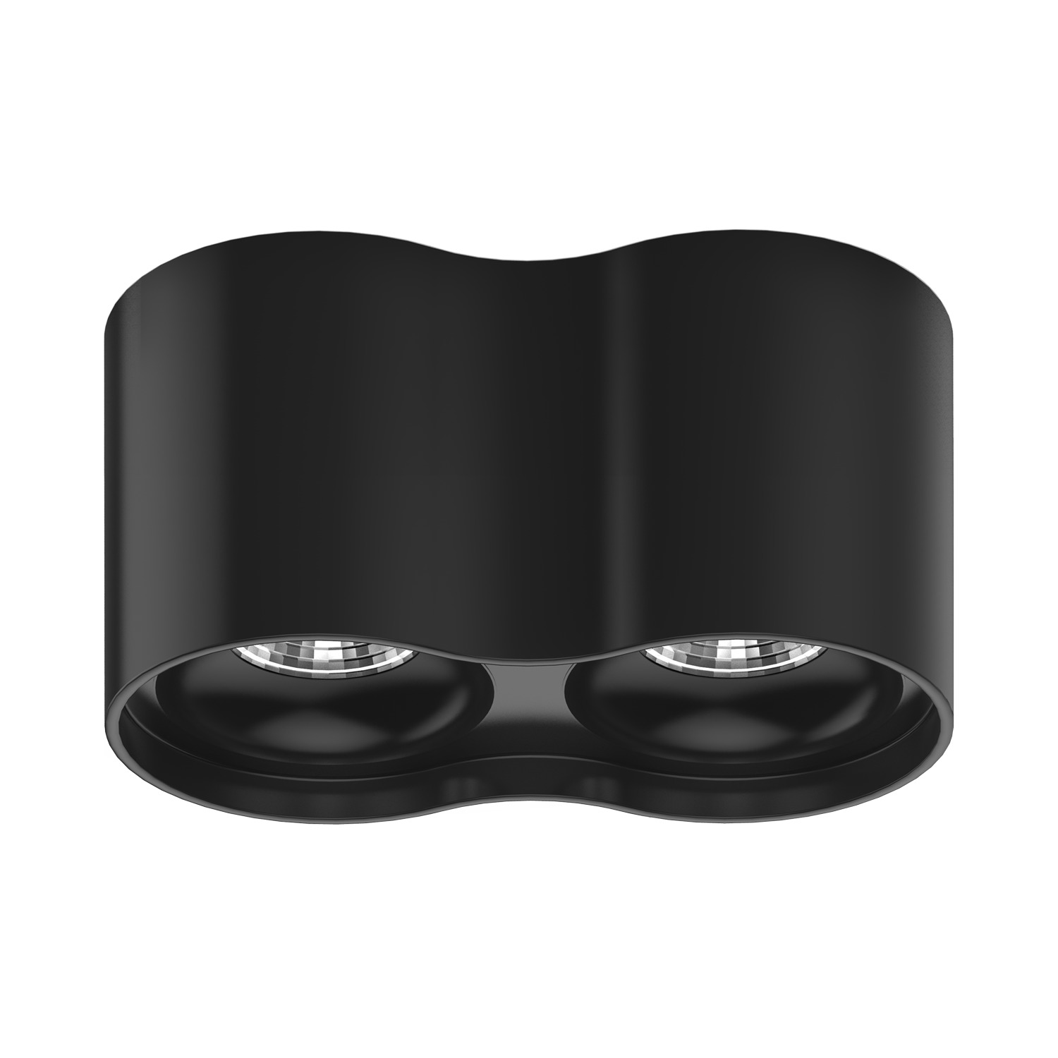 Светильник светодиодный ДБО 24 Вт 1600 лм 3000К AC 220В Черный IP20 D180х100мм Алюминий Overhead