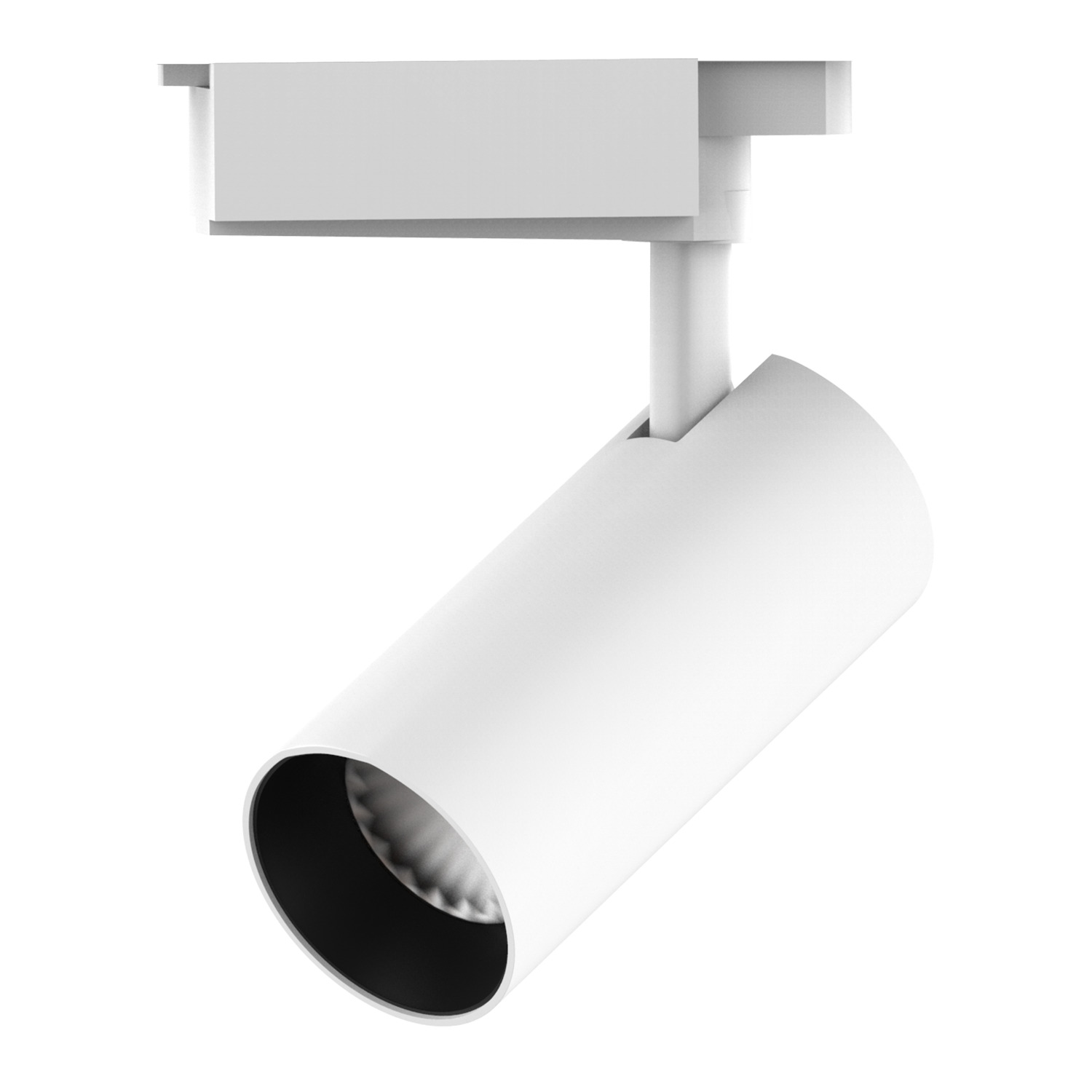 Светильник светодиодный трековый на шинопровод ДПО 20 Вт 1650 лм 4000К AC 220В Белый IP20 D85х210мм однофазный угол 24 грд Track