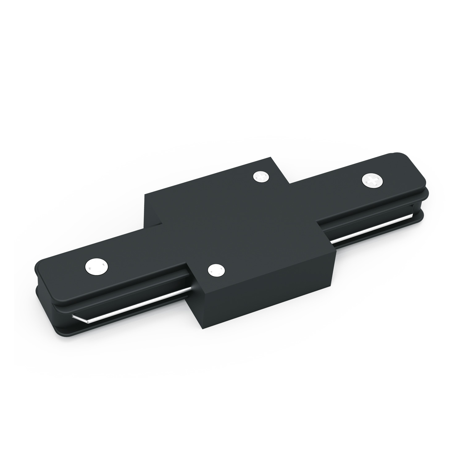 Коннектор для трековых шинопроводов AC 220В Черный IP20 прямой (I) Track