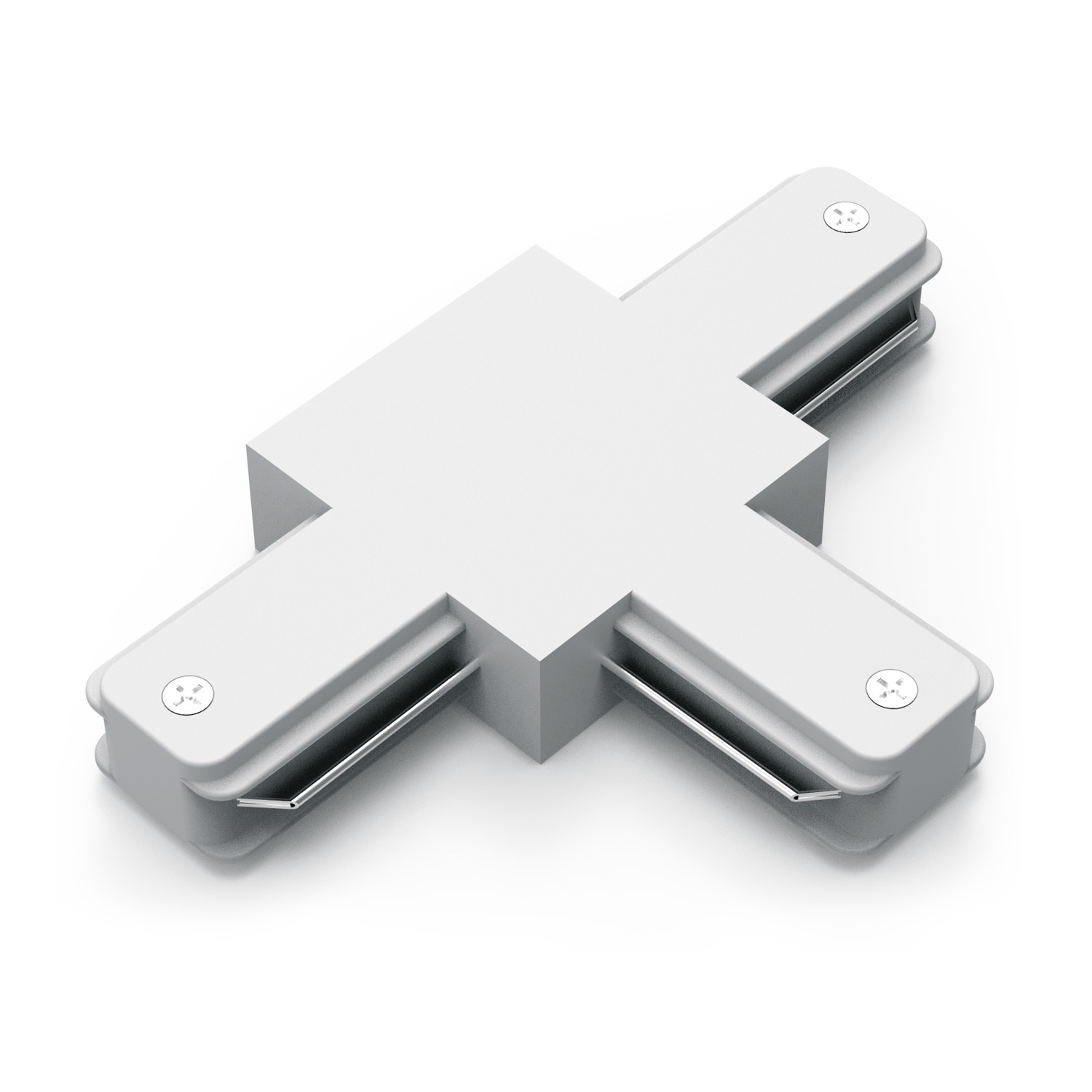 Коннектор для трековых шинопроводов AC 220В Белый IP20 Т-образный Track