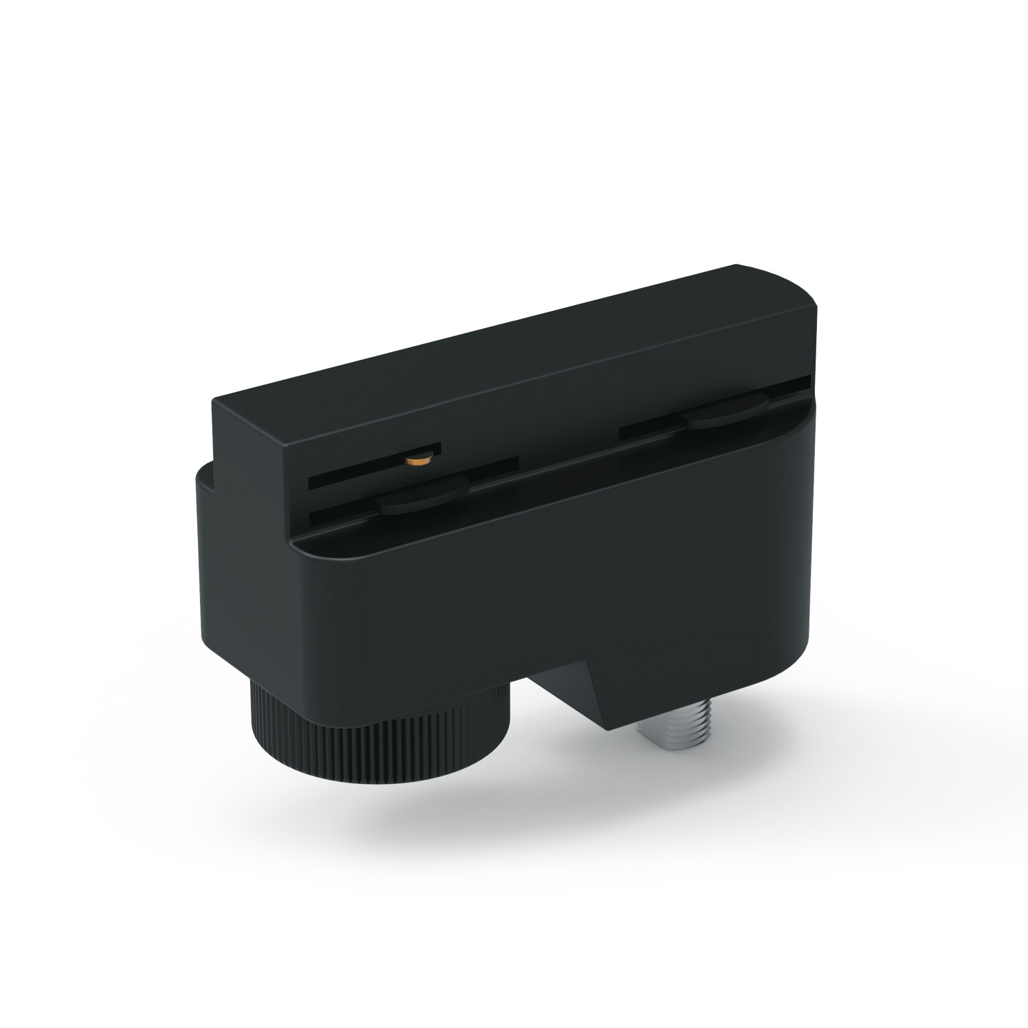 Адаптер универсальный для подключения светильника к трековой системе Вт Черный IP20 28х40х65мм Track