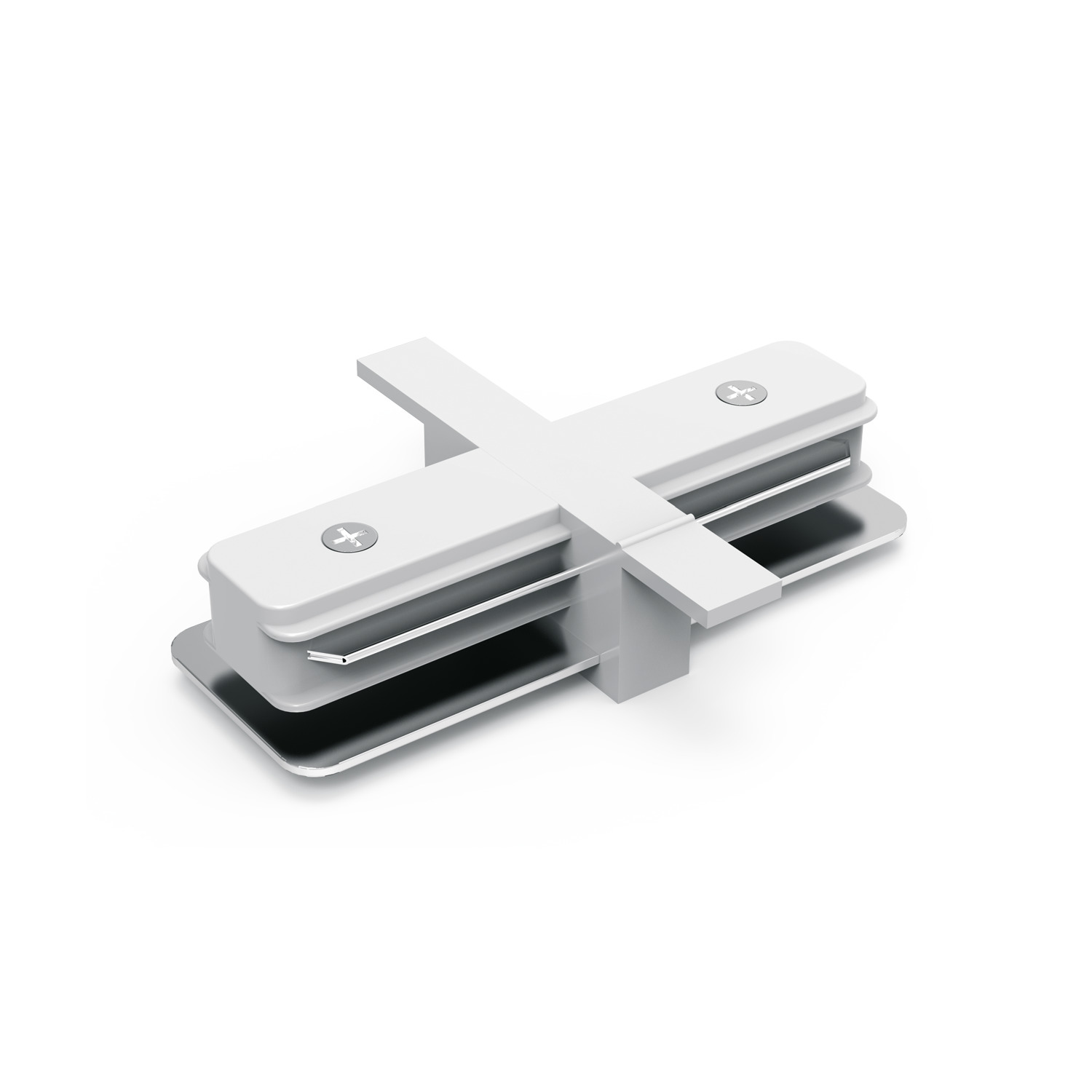 Коннектор для встраиваемых трековых шинопроводов AC 220В Белый IP20 прямой (I) Track