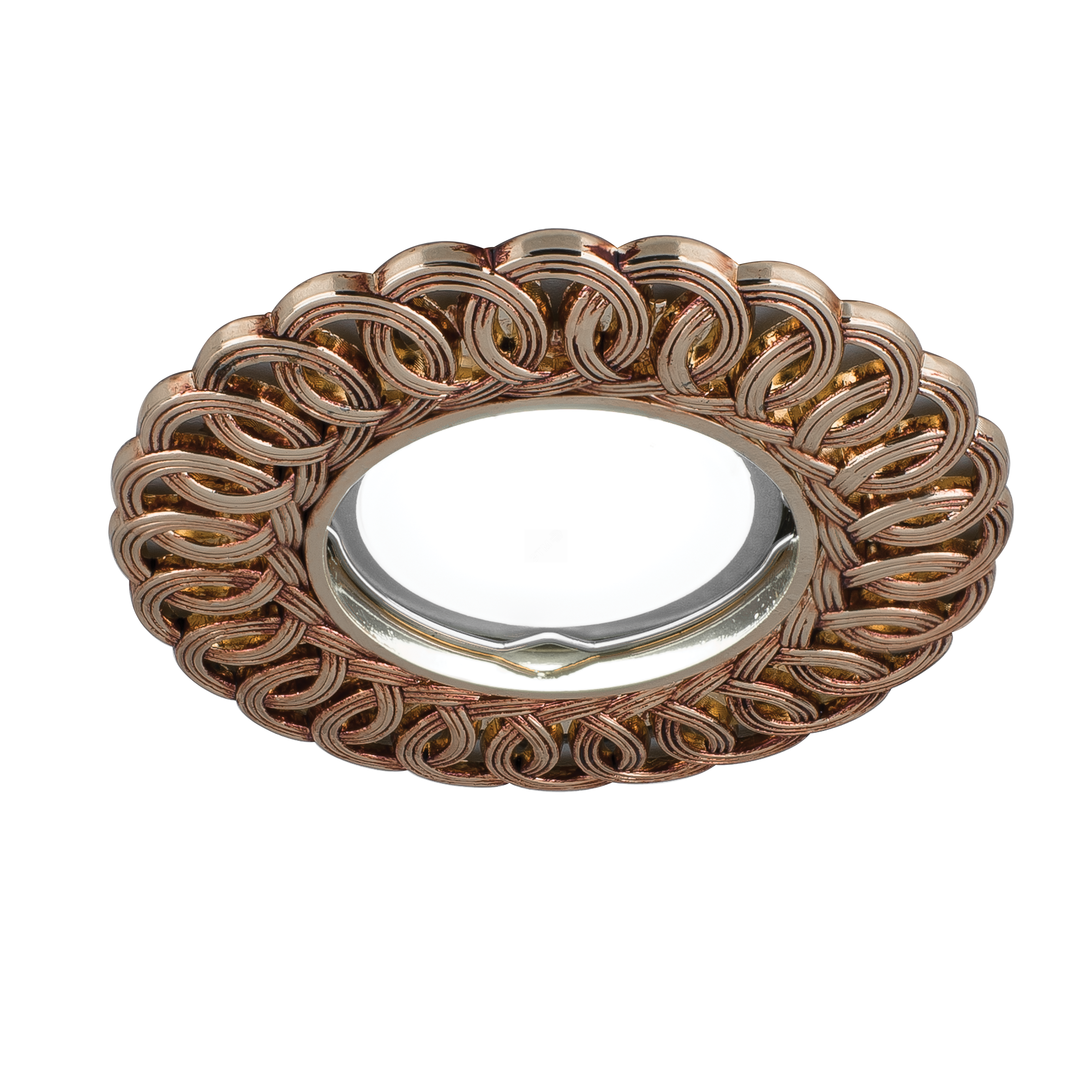 Изображение товара Точечный встраиваемый светильник Gauss Antique CA043 GU5.3 1х35Вт 12В Золотой