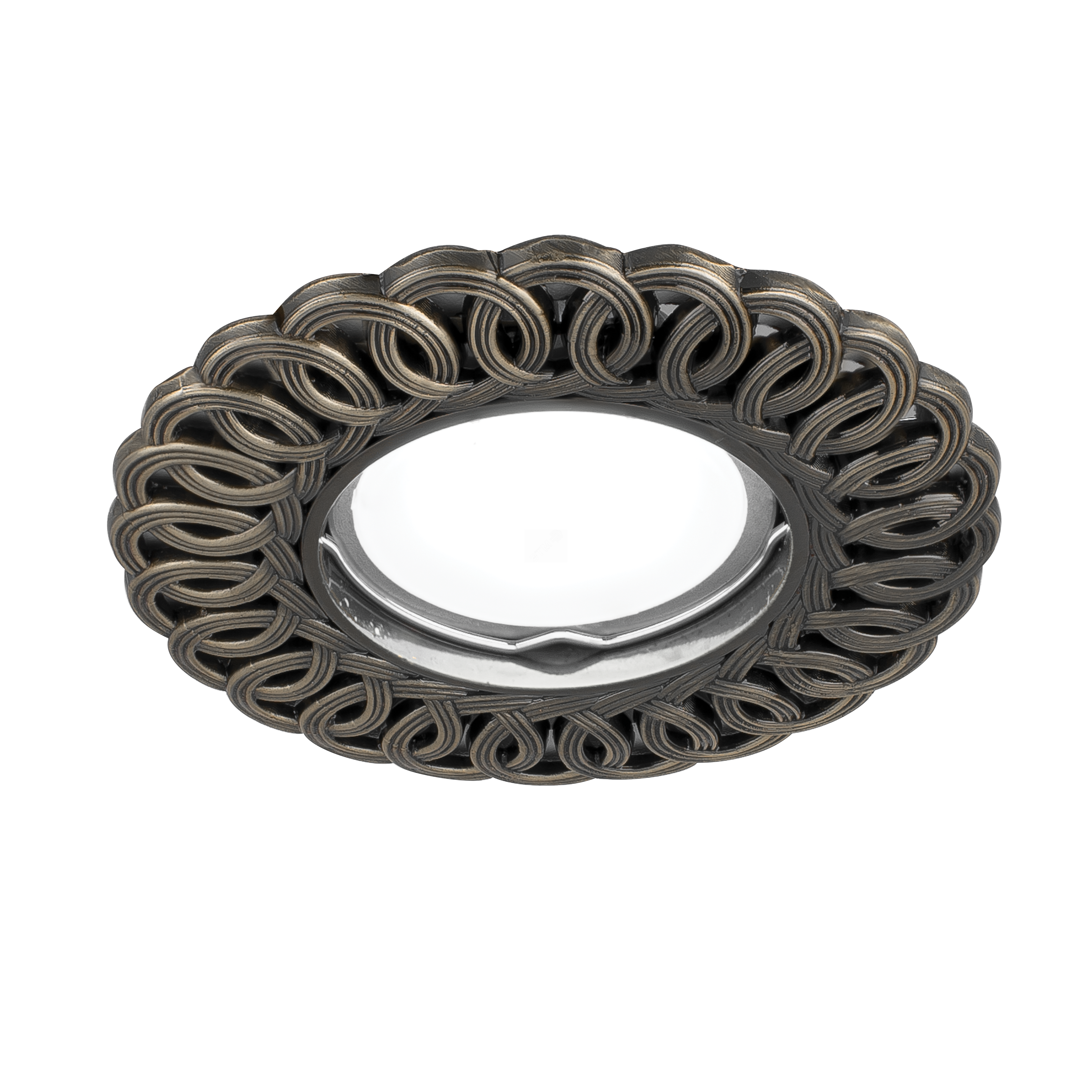 Изображение товара Точечный встраиваемый светильник GU5.3 1х50 Вт бронзовый Gauss Antique