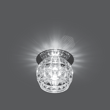 Изображение товара Светильник точечный встраиваемый Gauss Crystal CR018 G9 35 Вт IP20 Хром