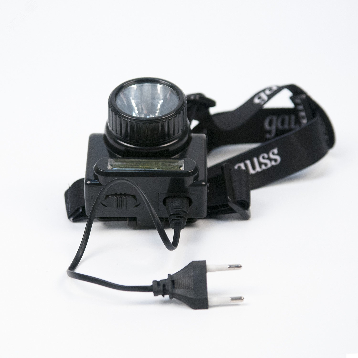 Фонарь налобный светодиодный LED 6 Вт 180 Лм модель GFL309 черный со свинцово-кислотным (Lead acid) аккумулятором 800 мАч GF309 GAUSS - превью 5