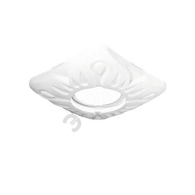 Светильник точечный встраиваемый под лампу ДВО GU5.3 1х35 Вт 220-230В IP20 монт d80 мм Белый Gypsum