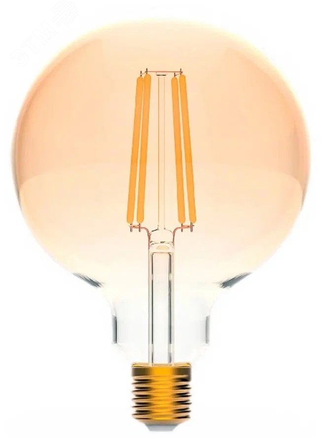 Лампа светодиодная умная 7 Вт 740 лм 2500К AC 220-240В E27 шар G95 Управление по Wi-Fi, диммируемая Smart Home 1320112 GAUSS - превью 2