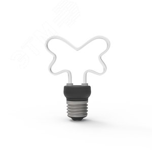 Лампа светодиодная филаментная LED 4 Вт 330 лм 2700К AC185-265В E14 контурная Artline Свеча теплая матовая колба Black Filament Gauss 1000801104 GAUSS - 4