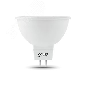 Лампа светодиодная LED 5 Вт 500 лм 3000К AC150-265В GU5.3 софит MR16 теплая диммируемая Black Gauss 101505105-D GAUSS - 3