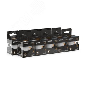 Лампа светодиодная LED 5 Вт 500 лм 3000К софит MR16 теплый GU5.3 AC 220В диммируемая Black - фото 3